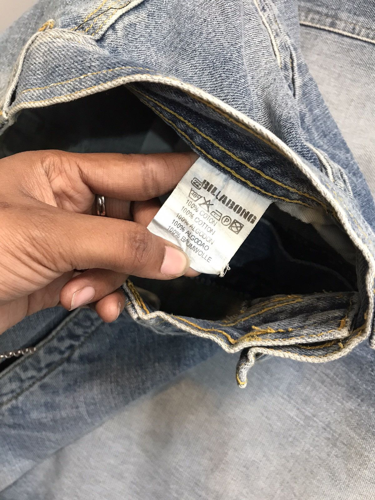 Billabong × Vintage Vintage billabong big pocket baggy fit denim Size US 36 / EU 52 - 7 Thumbnail