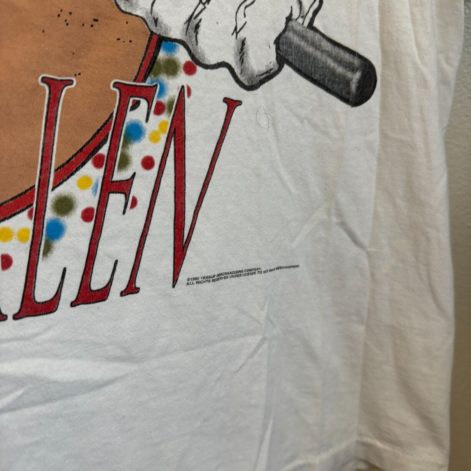 Fruit Of The Loom Vintage 90s 1995 Van Halen Band Jester Clown Balance Tour XL Size US XL / EU 56 / 4 - 4 Thumbnail