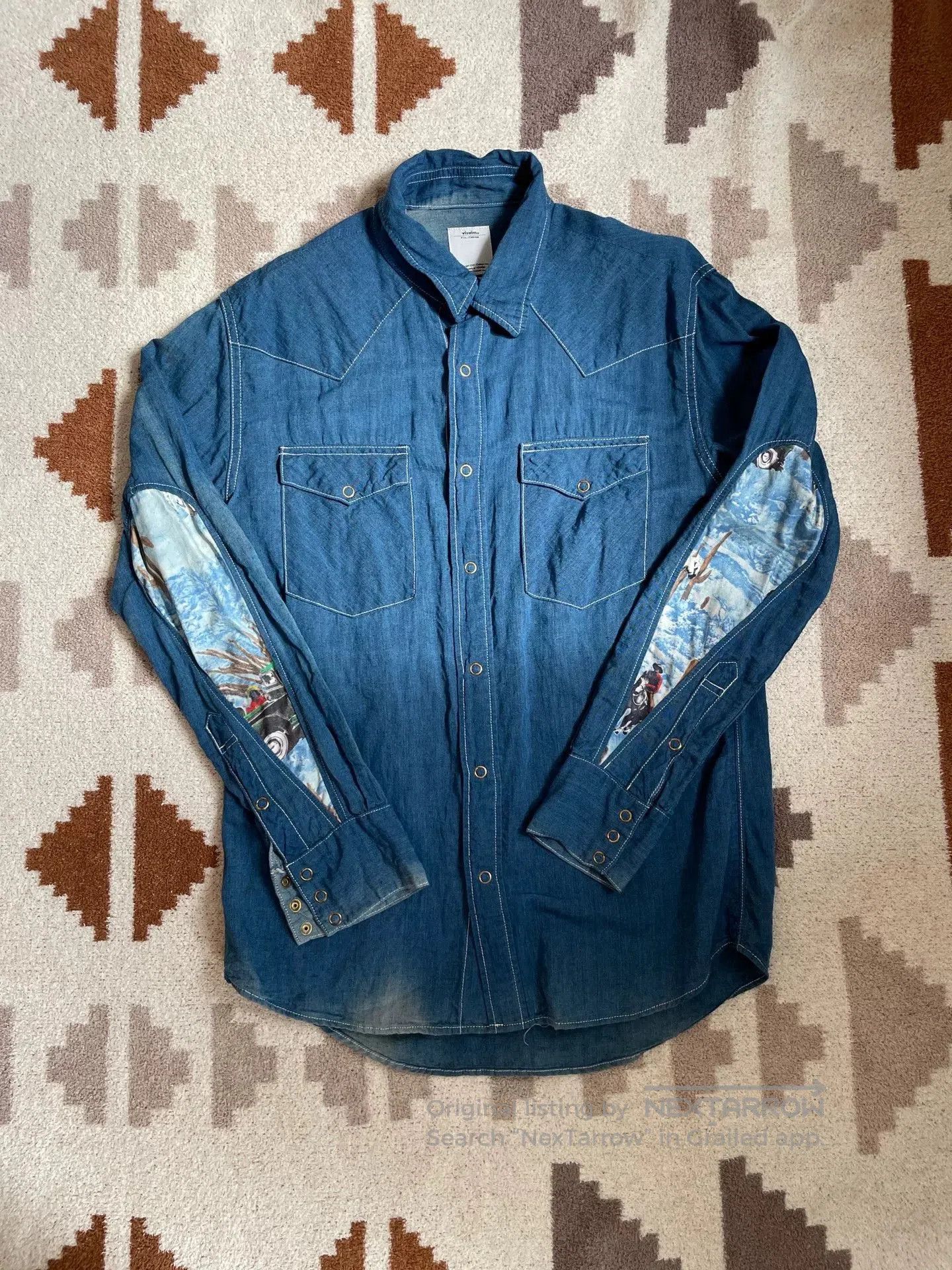 Visvim visvim Water Drop Denim Shirt. Size US S / EU 44-46 / 1 - 1 Thumbnail