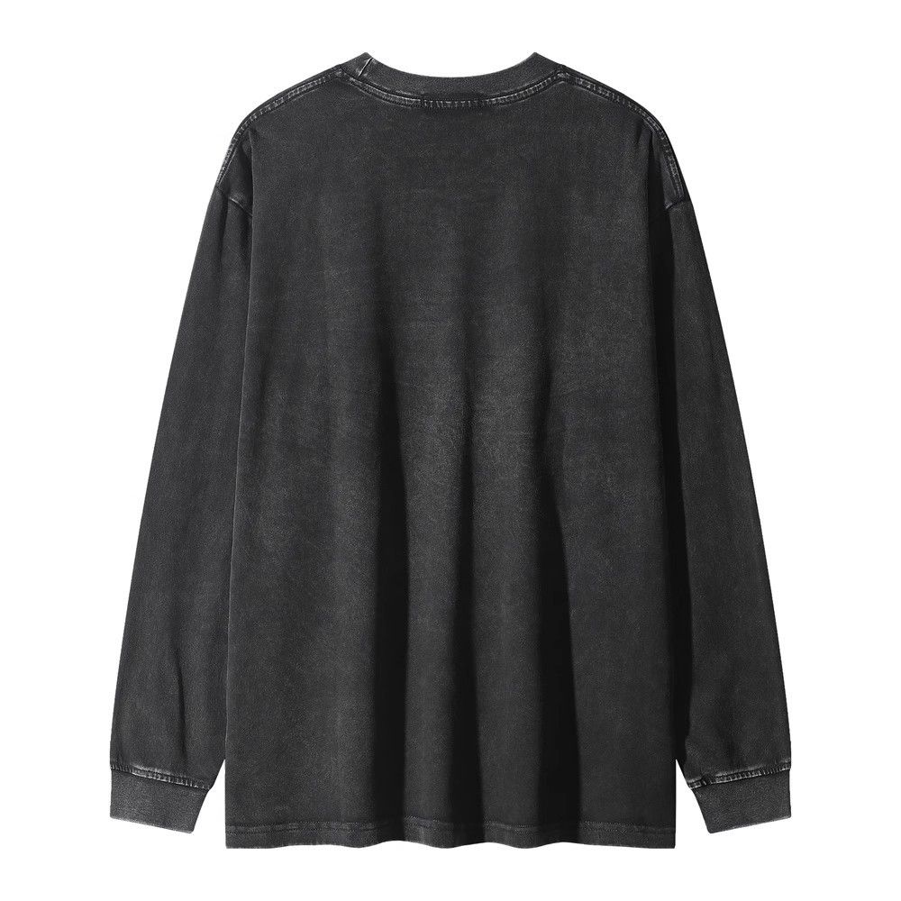 Japanese Brand × Vintage Men's washed distressed devil skull long sleeve T-shirt Size US M / EU 48-50 / 2 - 2 Thumbnail