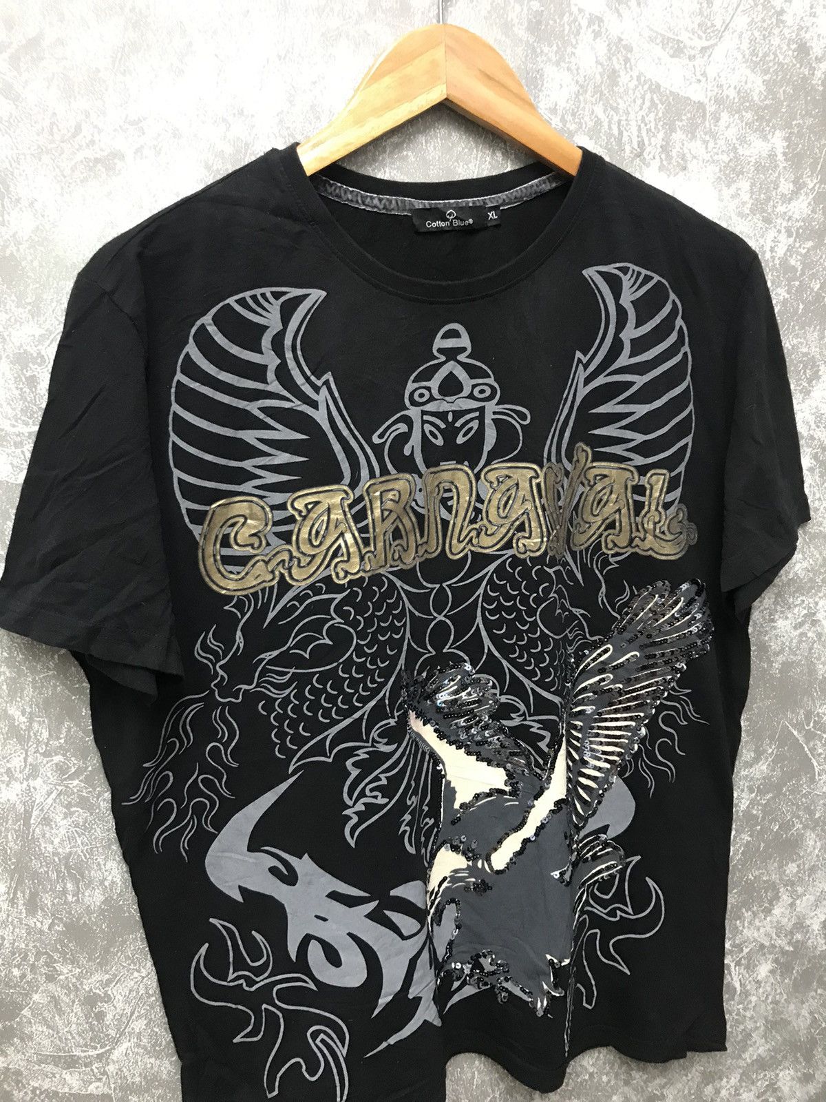 Affliction × Ed Hardy × Southpole Affliction Southpole Eagle Y2K Graphic Tee Size US XL / EU 56 / 4 - 4 Thumbnail