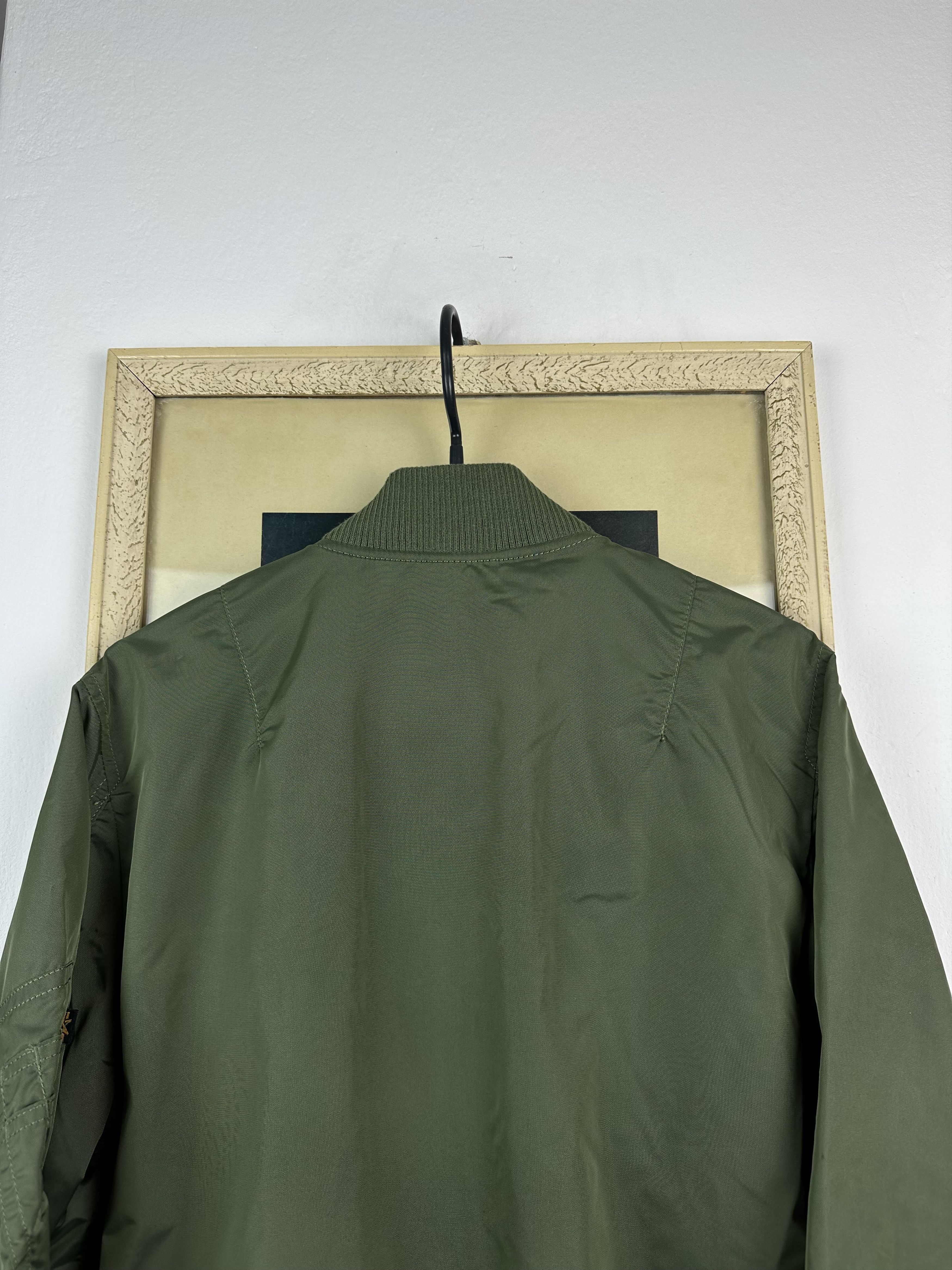 Alpha Industries Alpha Industries Mens Green Bomber Jacket Rare Size US S / EU 44-46 / 1 - 16 Thumbnail