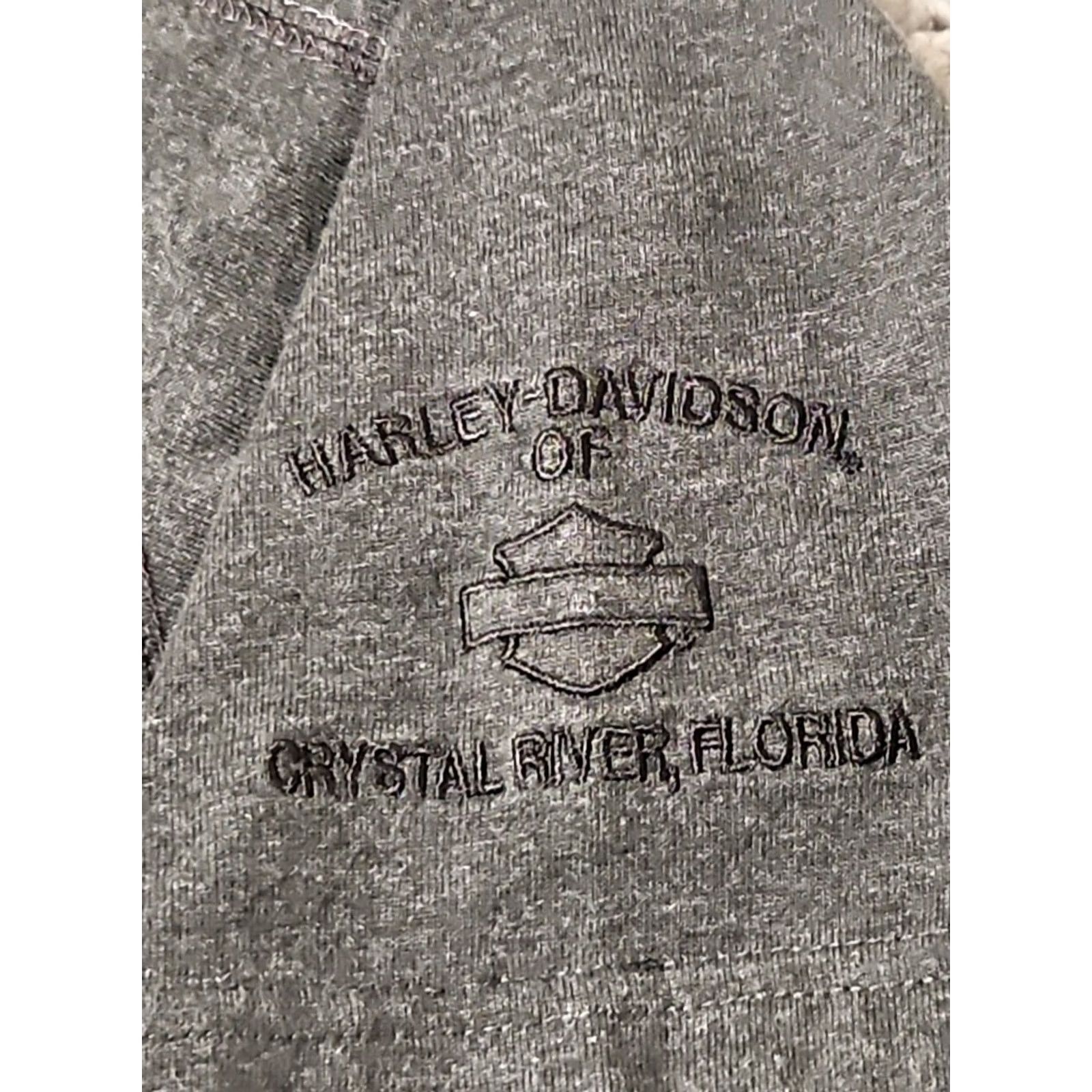 Harley Davidson Harley-Davidson Shirt Mens L Gray Men Size Grey Crystal River Florida Polo Size US L / EU 52-54 / 3 - 4 Thumbnail