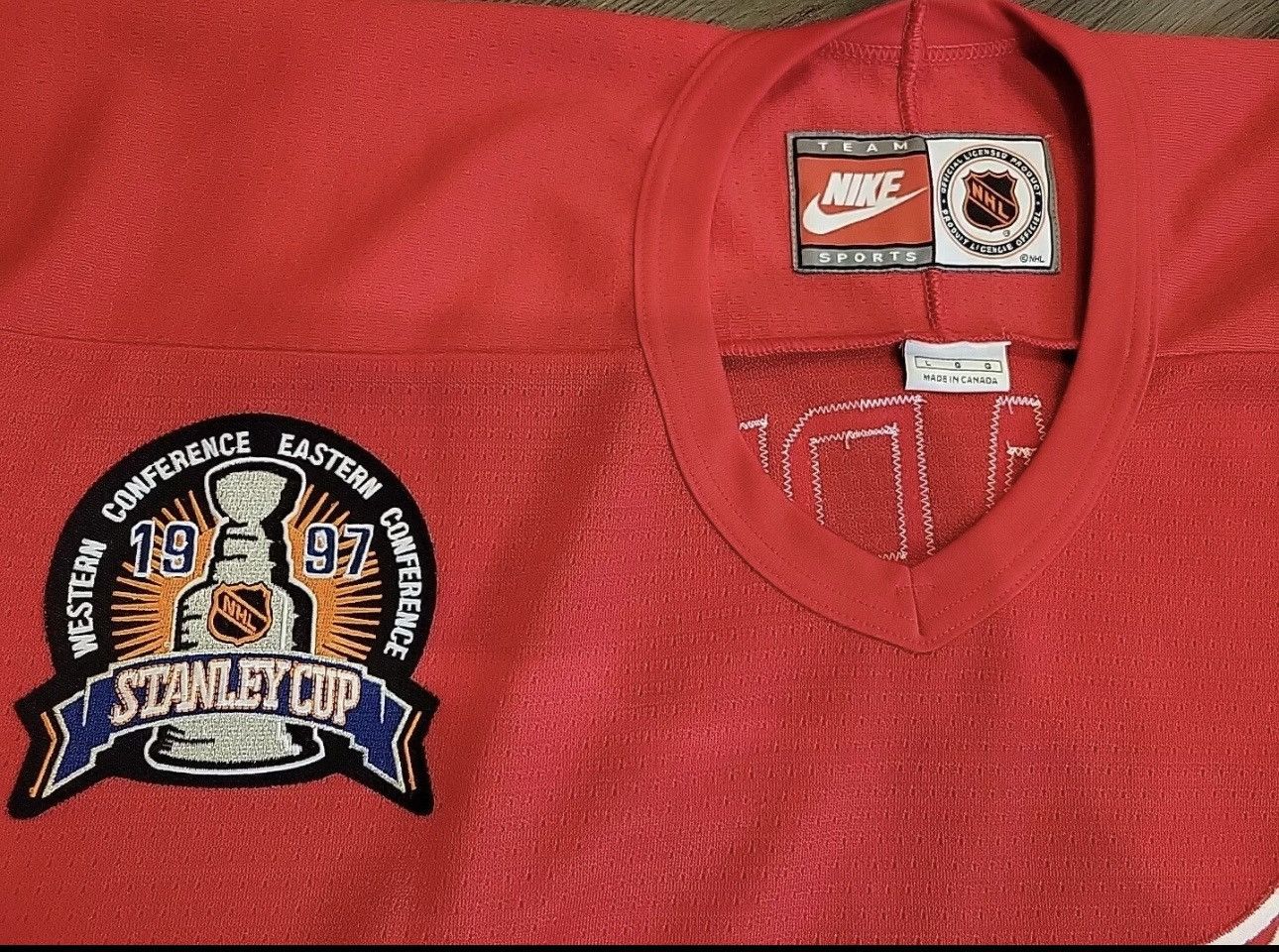 NHL × Nike NIKE DETROIT RED WINGS JERSEY Size US L / EU 52-54 / 3 - 2 Thumbnail