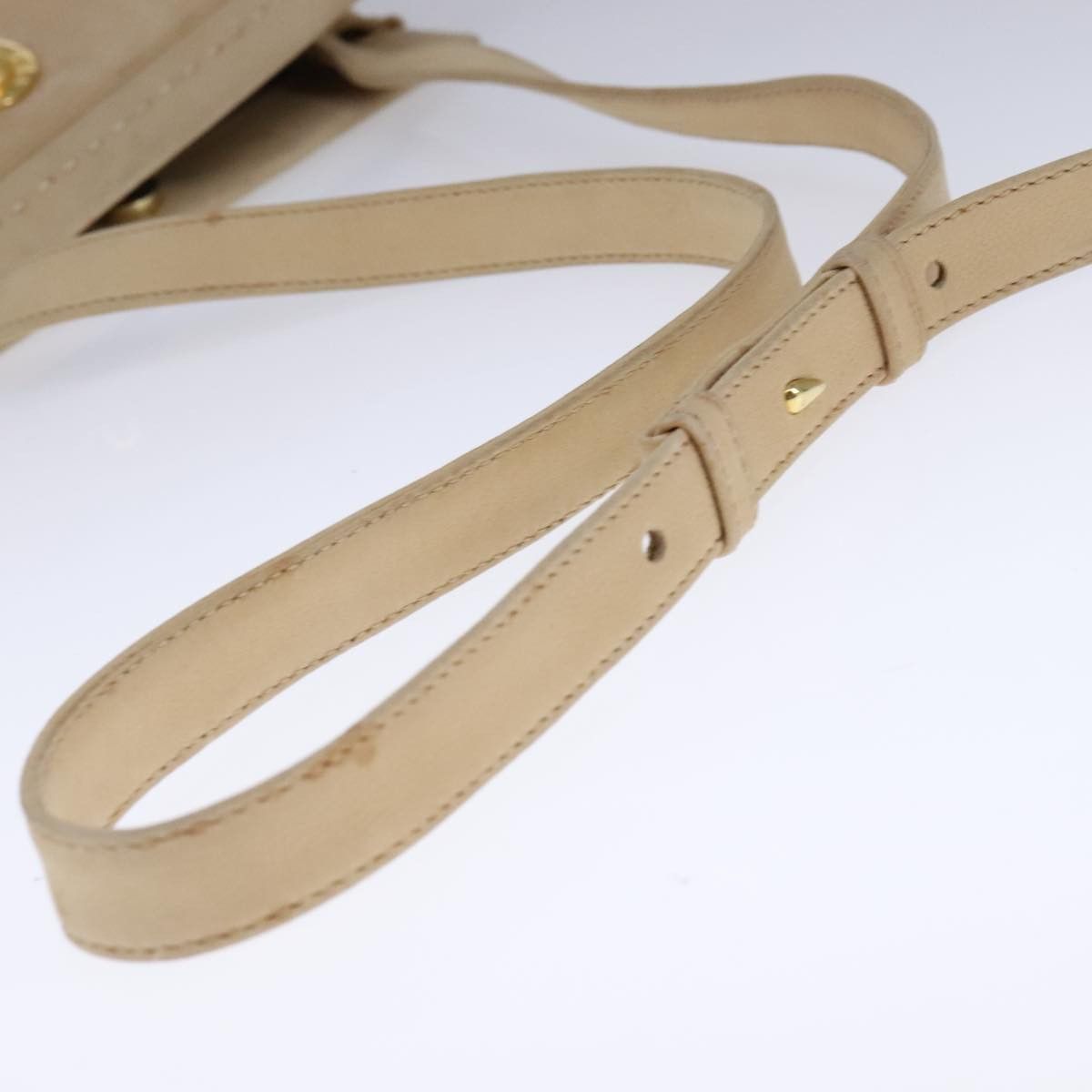 Celine CELINE Shoulder Bag Leather Beige Size ONE SIZE - 7 Thumbnail