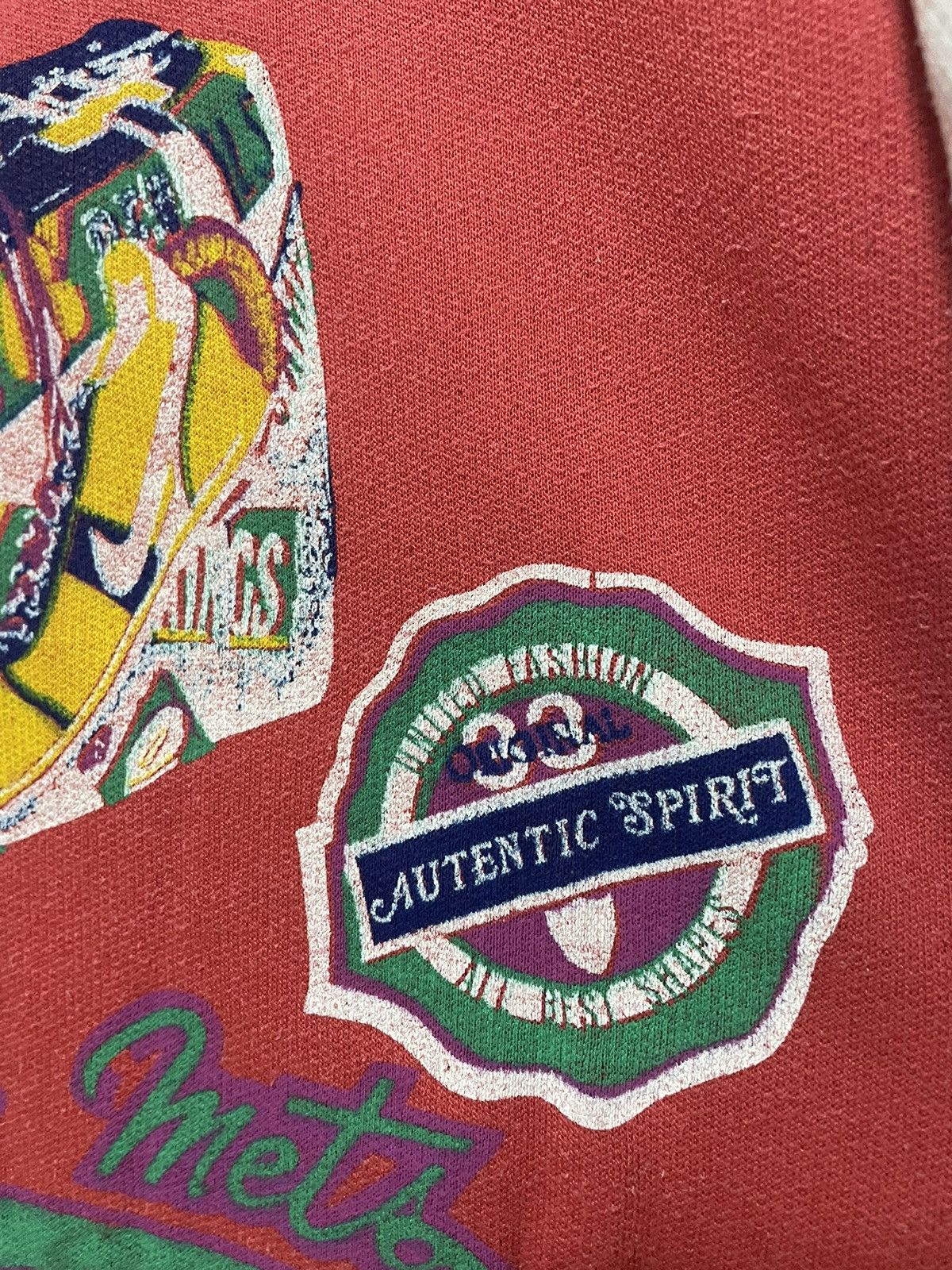 MLB × Vintage 80s New York Mets Button Hoodie Spirit American League Y2K Size US S / EU 44-46 / 1 - 8 Thumbnail