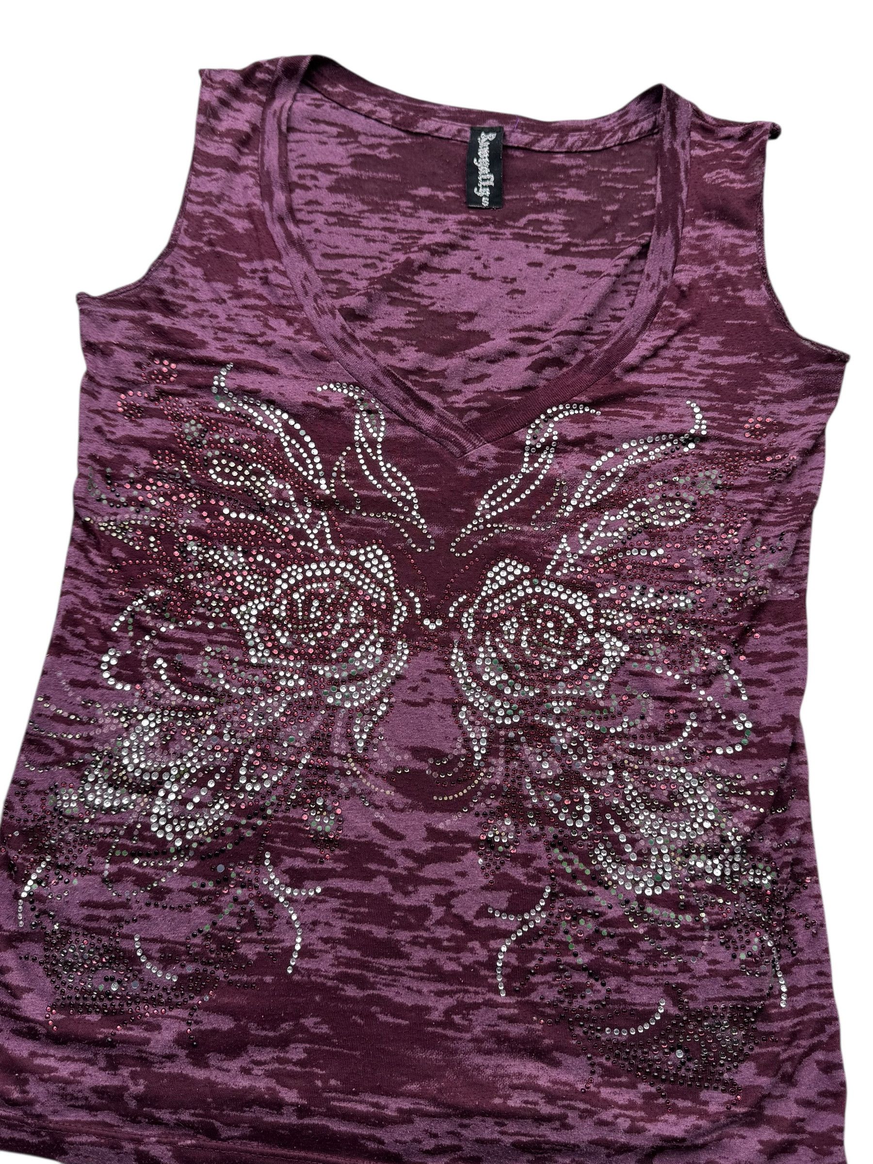 Vintage Vintage Tank Top M41D15(E11)(V55) Size S / US 4 / IT 40 - 2 Thumbnail