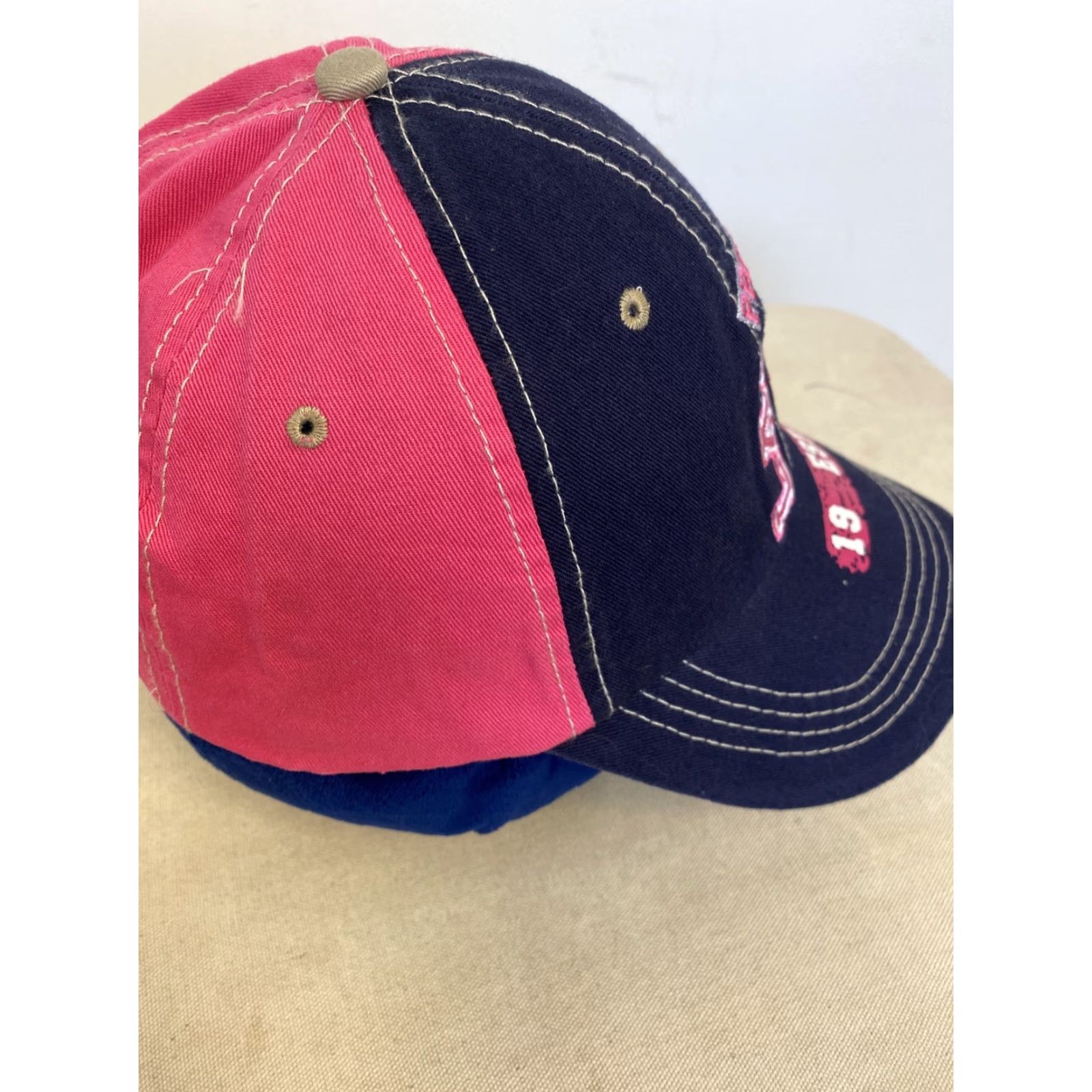 Vintage VINTAGE Kaufman Las Vegas Baseball Hat Snapback Championship Cap Adjustable Men’s One Size Blue Pink / 234 Size ONE SIZE - 6 Thumbnail