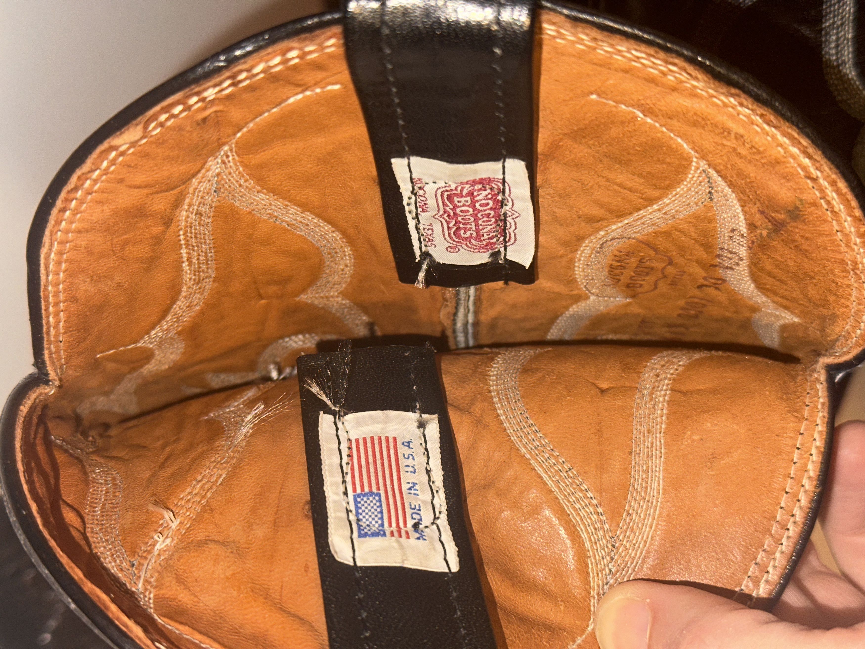 Nocona Boots Vintage Python Snakeskin Cowboy Boots Size US 7.5 / EU 40-41 - 6 Thumbnail