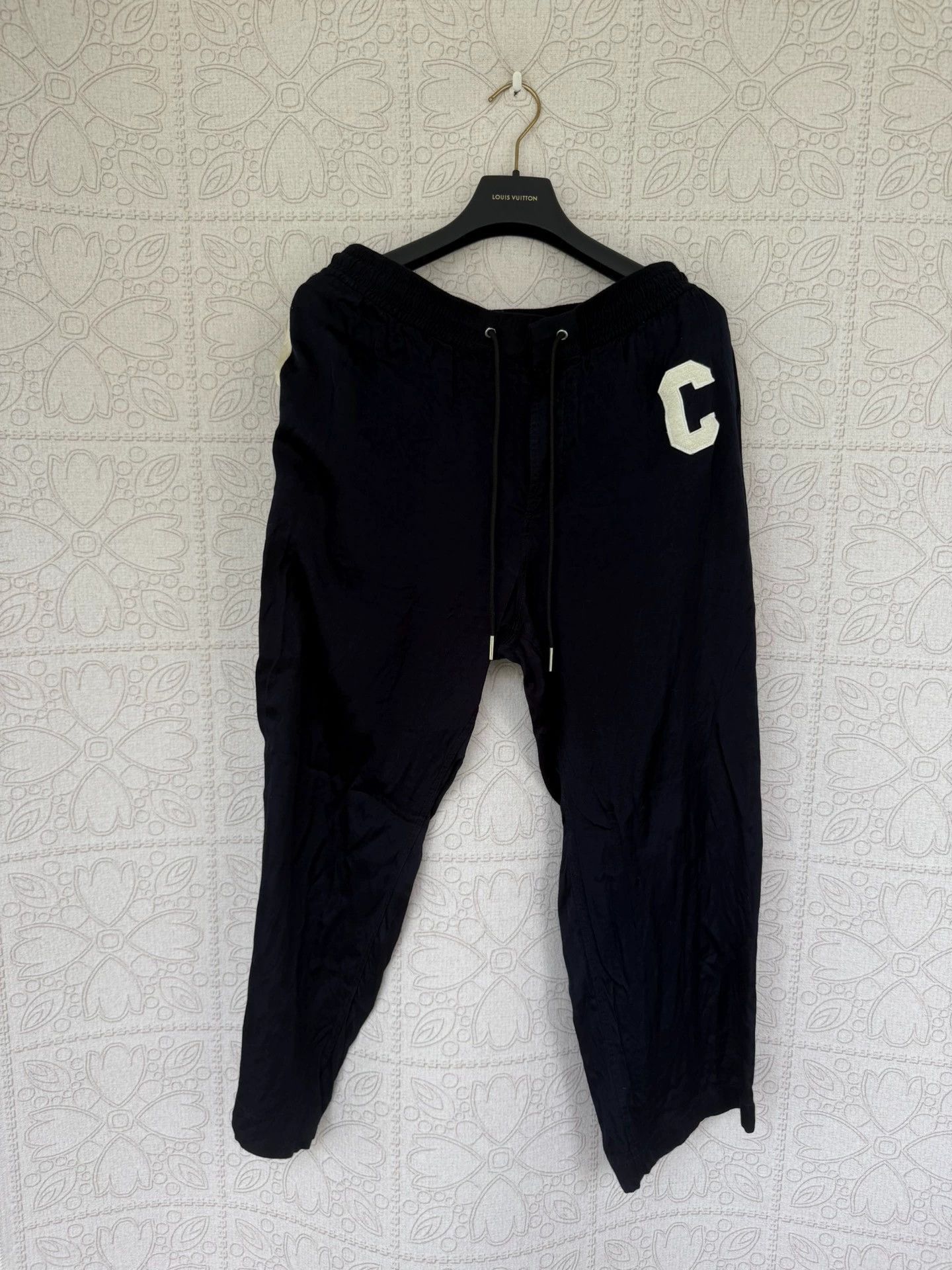 Celine celine satin logo long pants size 40 Size 40" / US 18 - 1 Thumbnail