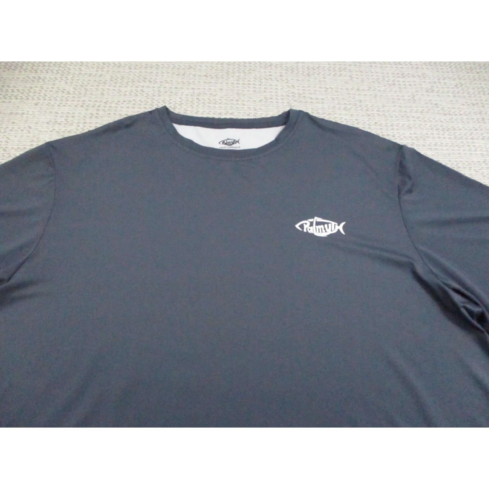 Vintage Palmyth Shirt Mens 3XL Gray Performance Fishing Bigfoot Sasquatch Graphic Shirt Size US XXL / EU 58 / 5 - 4 Thumbnail