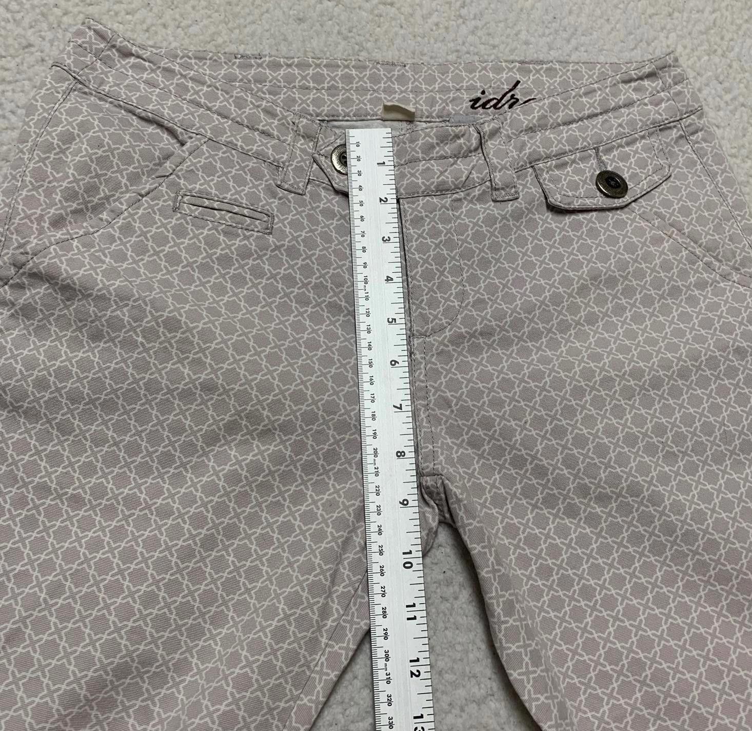 Other Idra Women's Sz 4 Gray Printed Geometric Capri Pants Size 27" / US 4 / IT 40 - 5 Thumbnail