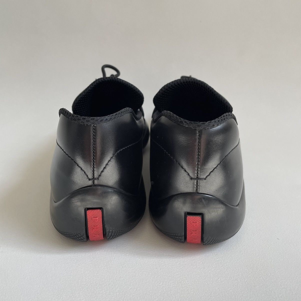 Prada Black Leather ‘Bunjee Cord’ Loafers Size US 9 / EU 42 - 13 Thumbnail