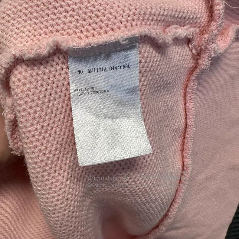 Thom Browne Thom Browne Cherry Blossom Pink Knit Hooded Sweatshirt Size US M / EU 48-50 / 2 - 6 Thumbnail