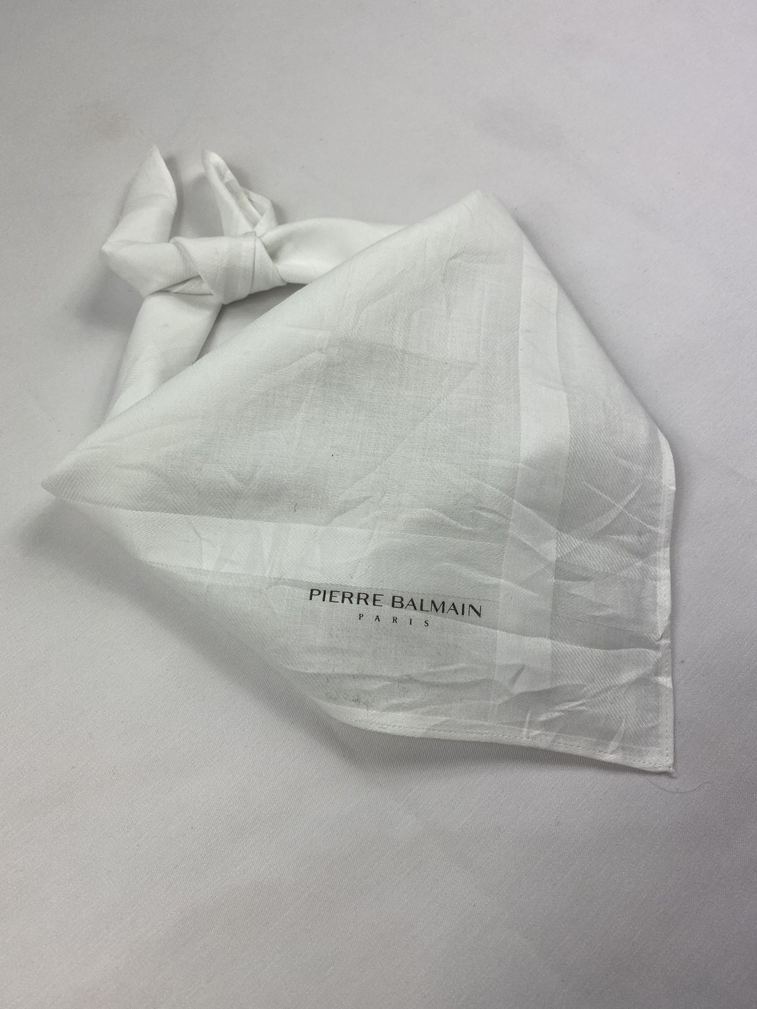 Pierre Balmain × Vintage Vintage Pierre Balmain Handkerchief / Bandana / Neckerchief Size ONE SIZE - 1 Thumbnail