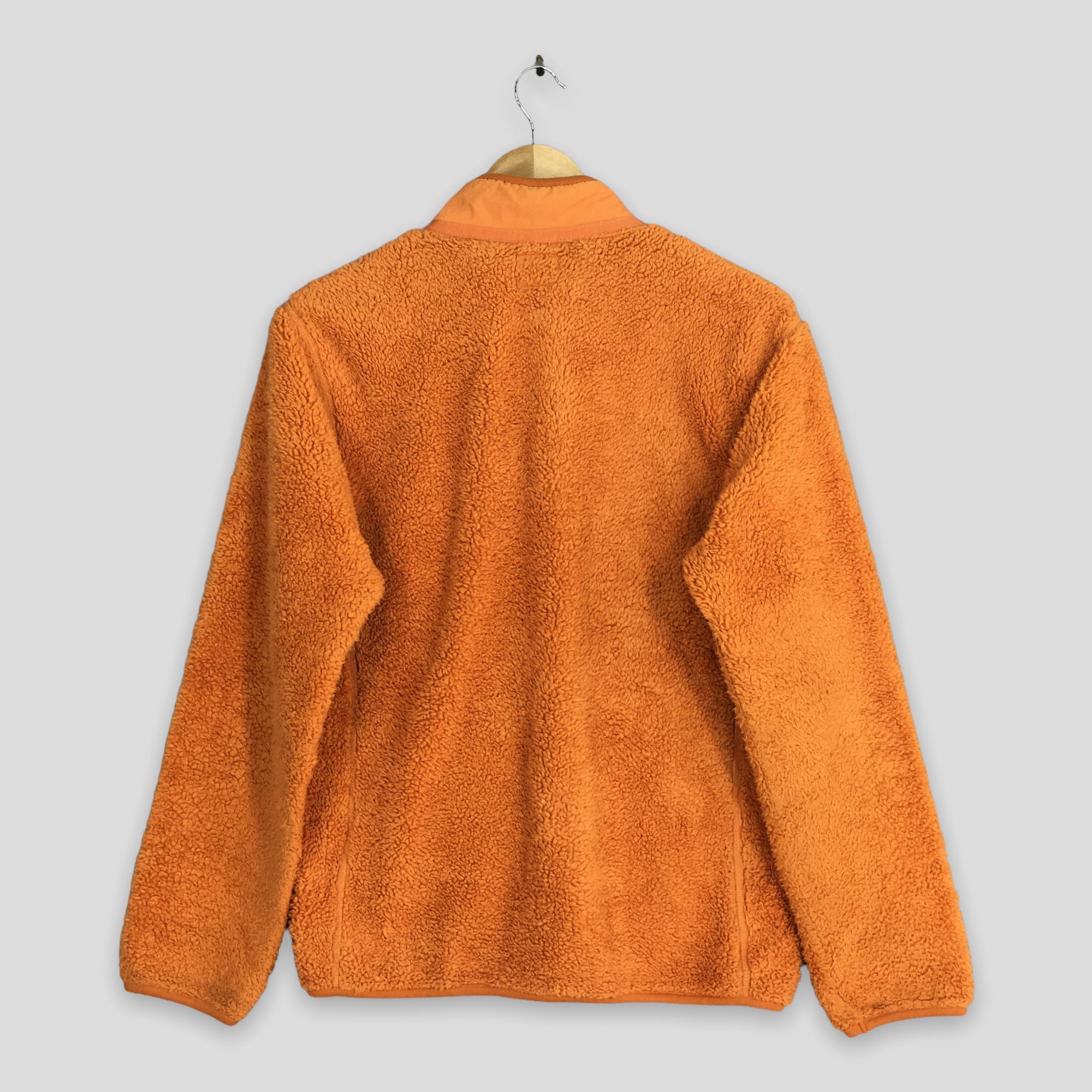 Uniqlo Vintage Uniqlo Bulky Fleece Orange Jacket Medium Size US M / EU 48-50 / 2 - 11 Thumbnail