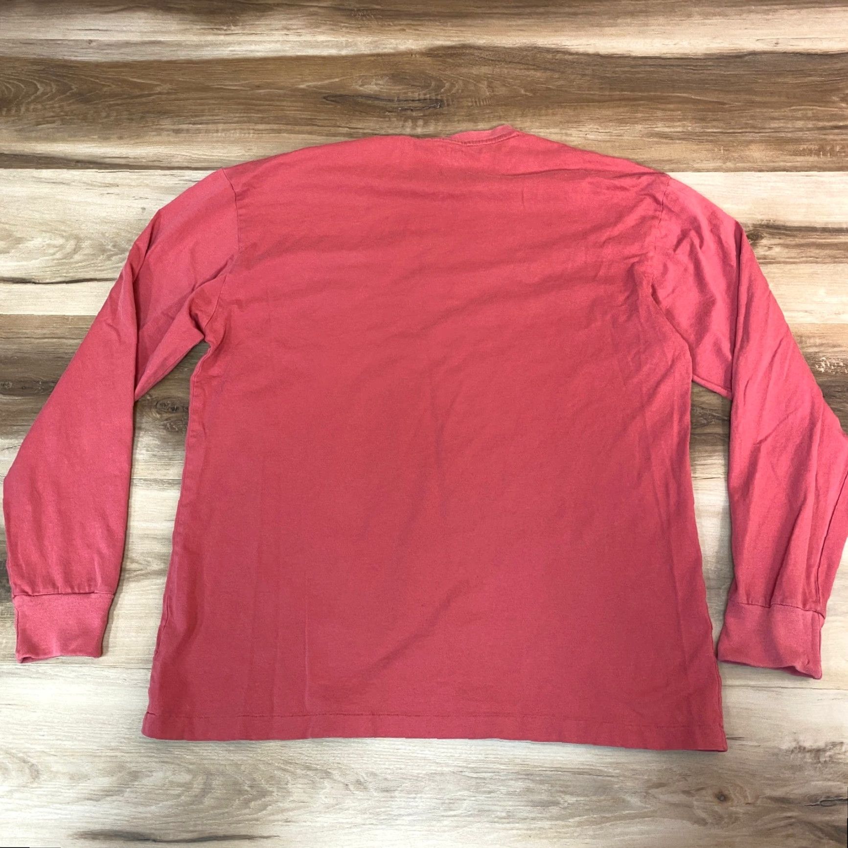 Polo Ralph Lauren Polo Ralph Lauren T Shirt Mens Small Salmon Pink Long Sleeve Pocket Tee Size US S / EU 44-46 / 1 - 8 Thumbnail