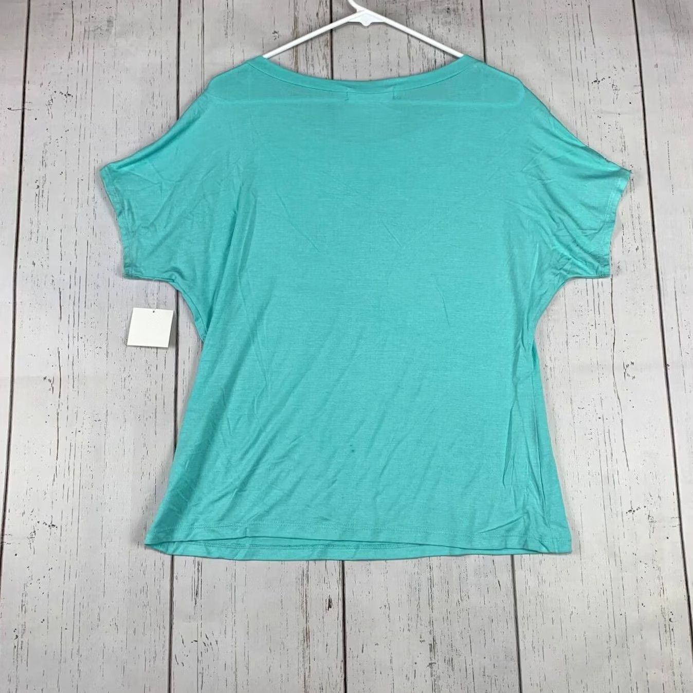 AQUA Les Amis Malibu California Aqua T-Shirt Women Medium Surf Beach Logo Shirt Size M / US 6-8 / IT 42-44 - 4 Thumbnail
