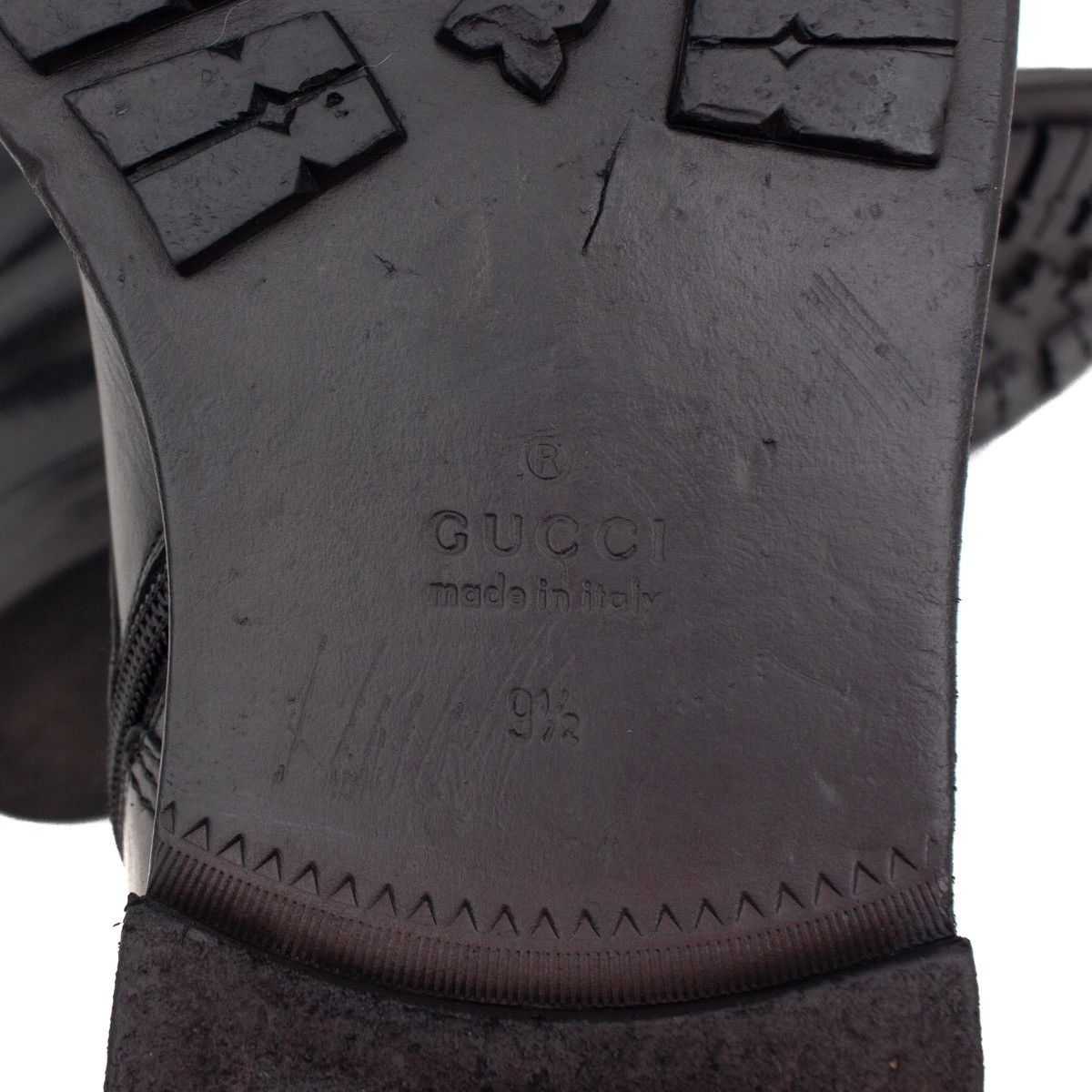 Gucci × Tom Ford × Vintage GUCCI Tom Ford Era Men's Leather Side-zip Combat Boot Black Size US 10.5 / EU 43-44 - 11 Thumbnail