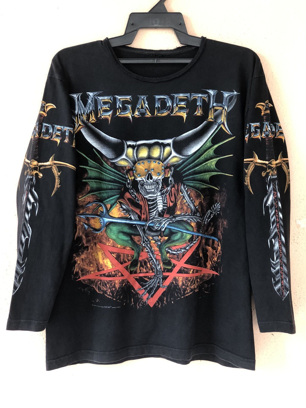 Band Tees Vintage 90s Megadeth metal Band Tee Large Size US L / EU 52-54 / 3 - 1 Thumbnail