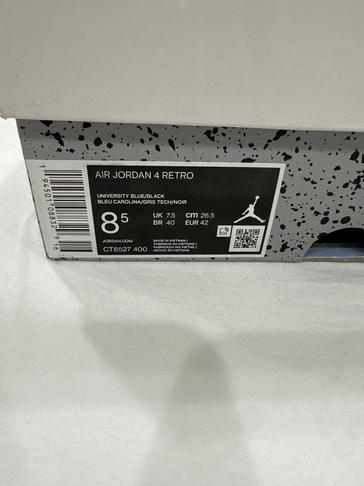 Jordan Brand Air Jordan 4 Retro ‘University Blue’ Size US 8.5 / EU 41-42 - 10 Thumbnail