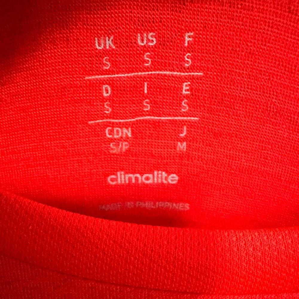 Adidas Adidas Orange-Red Athletic Long Sleeve Climalite Shirt Small Size US S / EU 44-46 / 1 - 5 Thumbnail