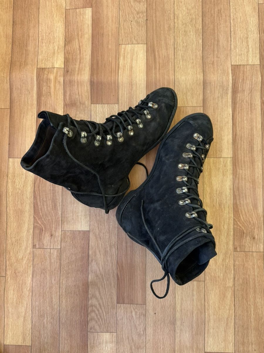 Guidi 🕷️💥Guidi 205 Reverse calf leather hiking boots Size US 12 / EU 45 - 9 Thumbnail