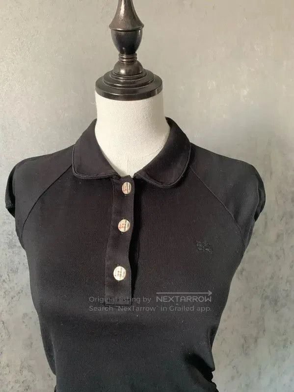 Burberry Burberry Black Cotton Short Sleeve T-Shirt. Size S / US 4 / IT 40 - 7 Thumbnail