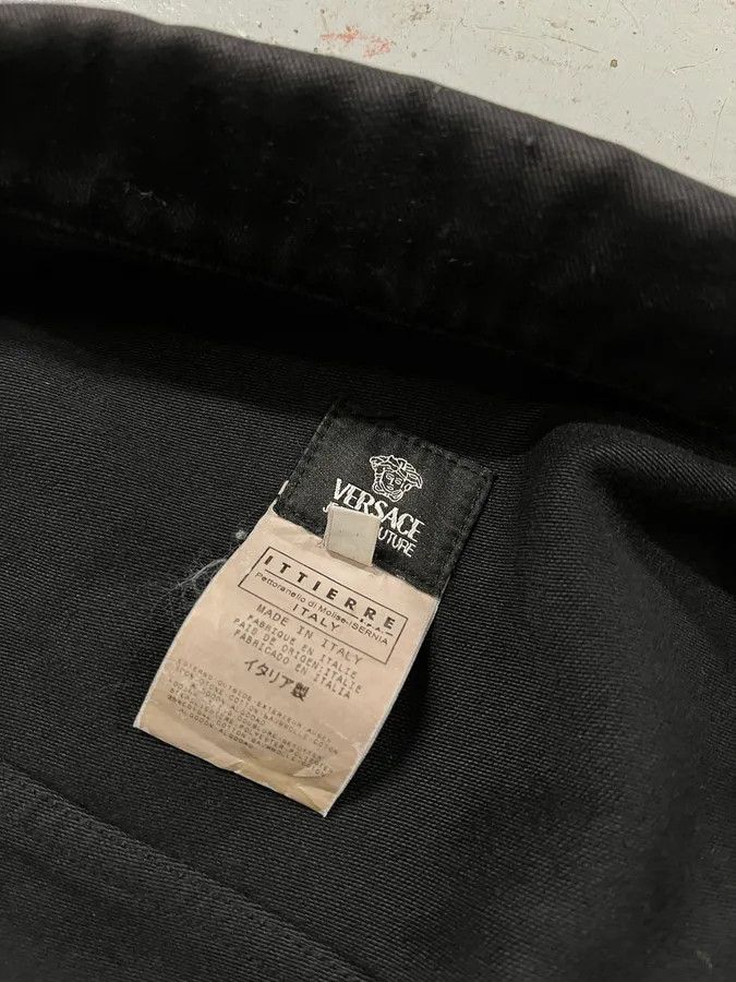Versace AW2003 Versace Military Multi-Pockets Cargo Black Jacket Size US M / EU 48-50 / 2 - 9 Thumbnail