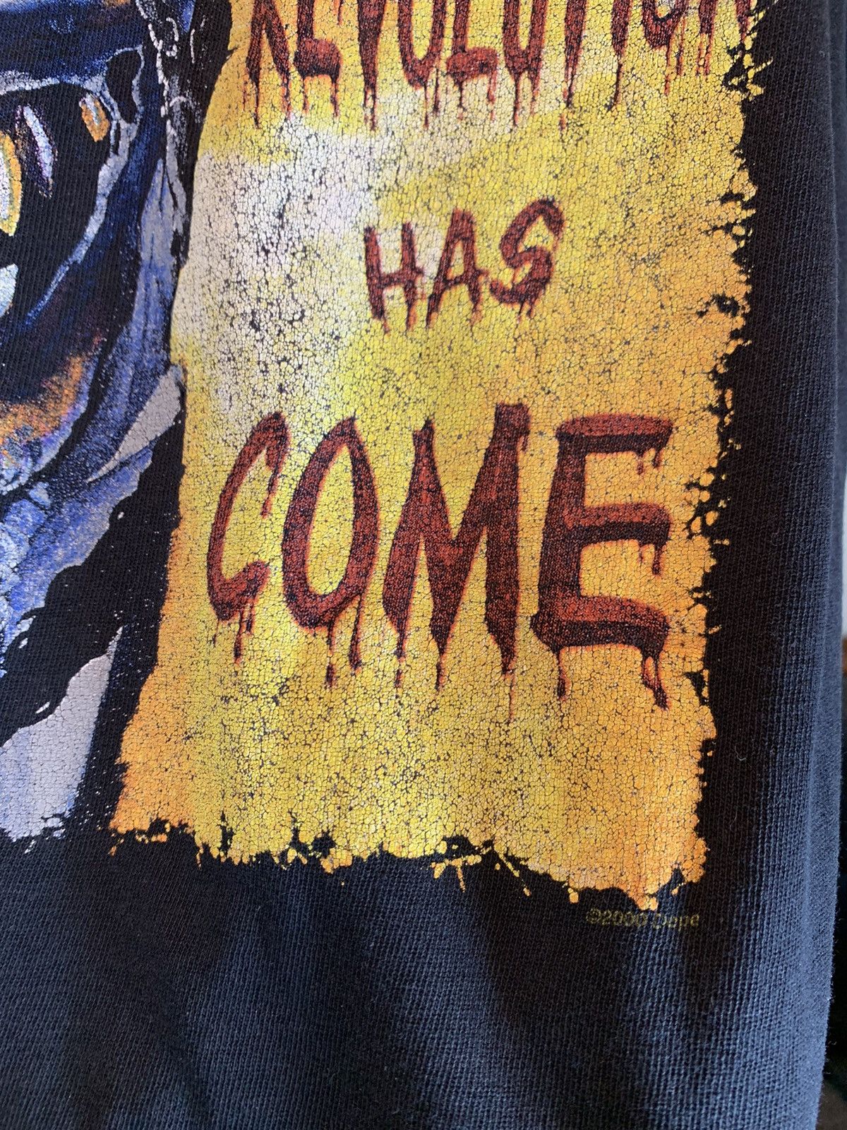 Band Tees × Vintage *RARE* Vintage Dope The Revolution Has Come Thrashed T-Shirt Size US M / EU 48-50 / 2 - 6 Thumbnail