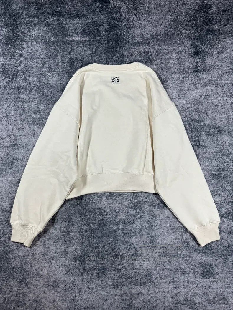 Loewe Loewe Ivory White Rabbit Embroidered Logo Short Hoodie Size S / US 4 / IT 40 - 2 Thumbnail