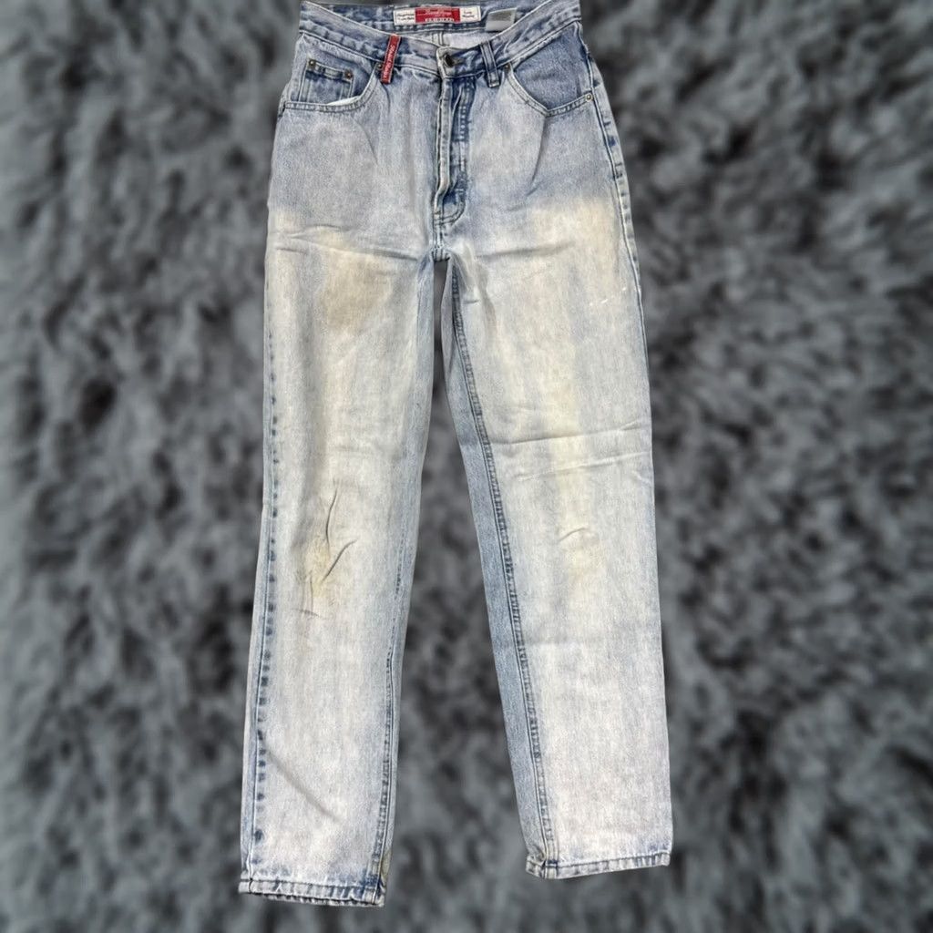 Denime VINTAGE Road Rags Jeans Womens 28x29 Straight Washed Denim Button Fly Skate Y2K Size 34" / US 12 / IT 48 - 1 Thumbnail