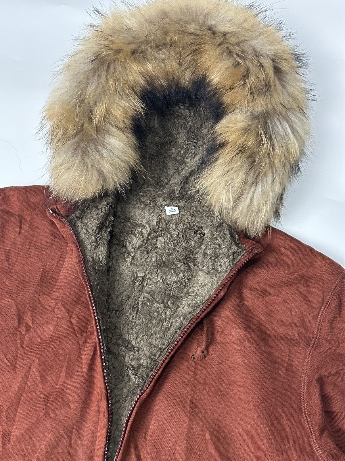 If Six Was Nine × Japanese Brand × Le Grande Bleu (L.G.B.) Fur Distressed Hoodie sherpa trashed uniqlo Size US M / EU 48-50 / 2 - 6 Thumbnail