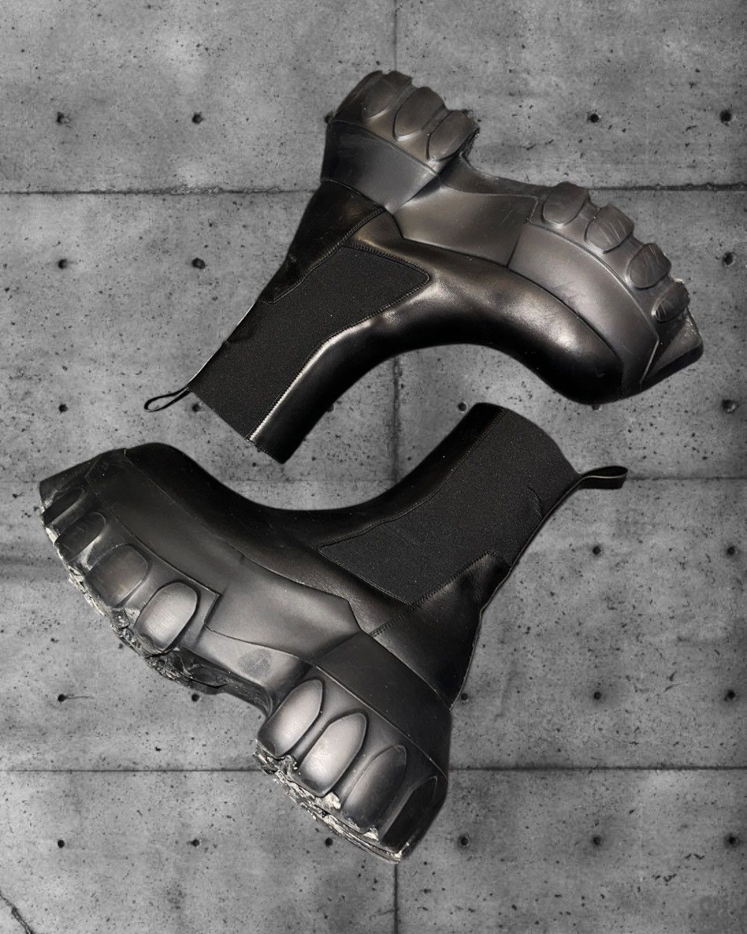 Rick Owens Rick Owens Beatle Mega Tractor Boots Black Size 43 Size US 10 / EU 43 - 2 Thumbnail