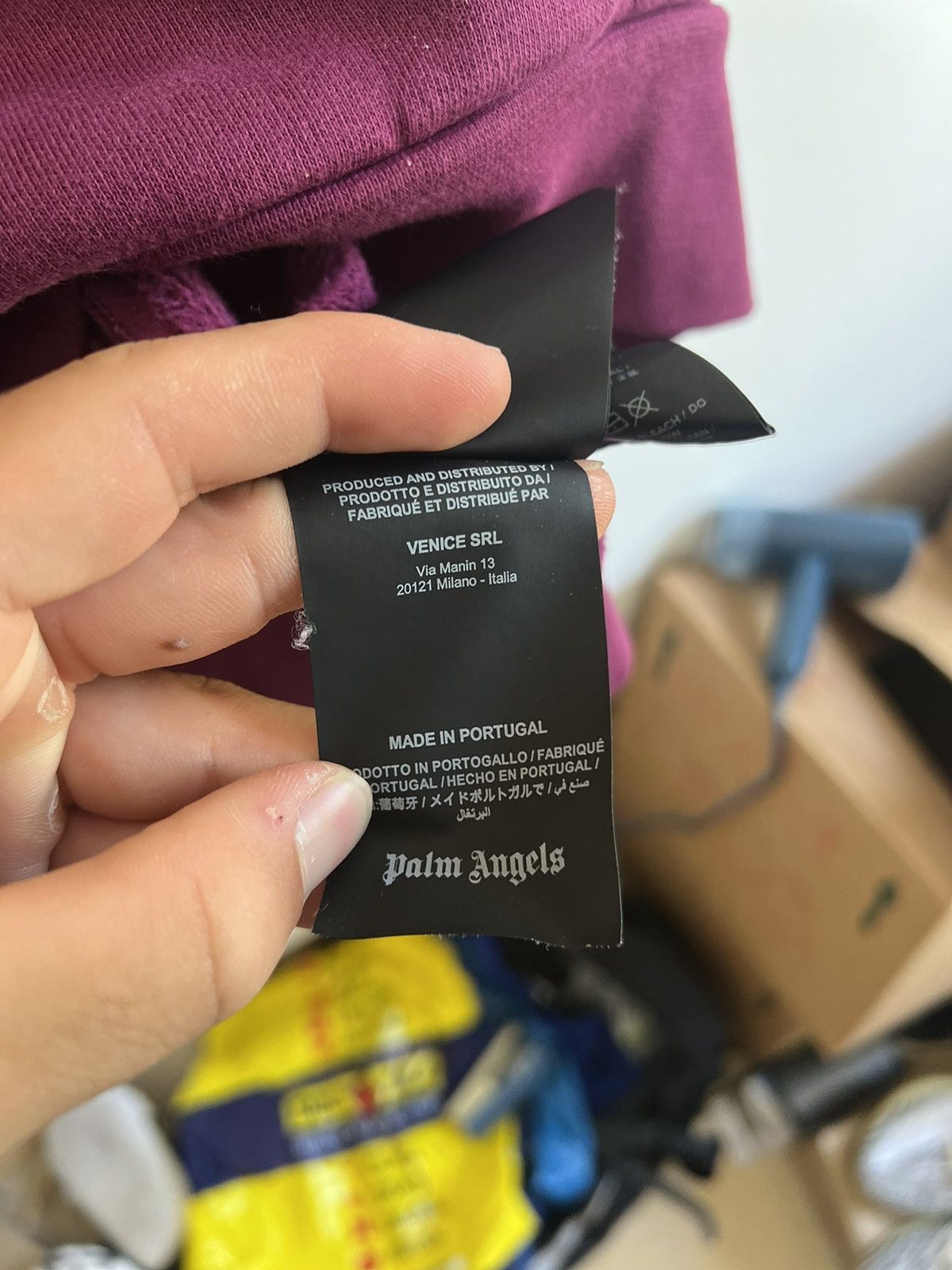 Palm angels logo Hoodie