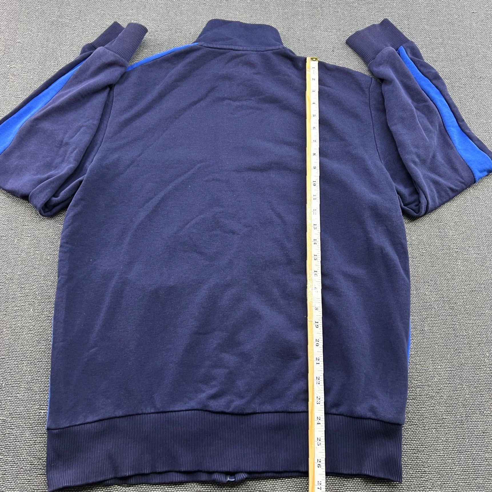 Puma PUMA Track Jacket Football Long Sleeve Mid-Length Zip Full Zip Blue M Men Size US M / EU 48-50 / 2 - 7 Thumbnail