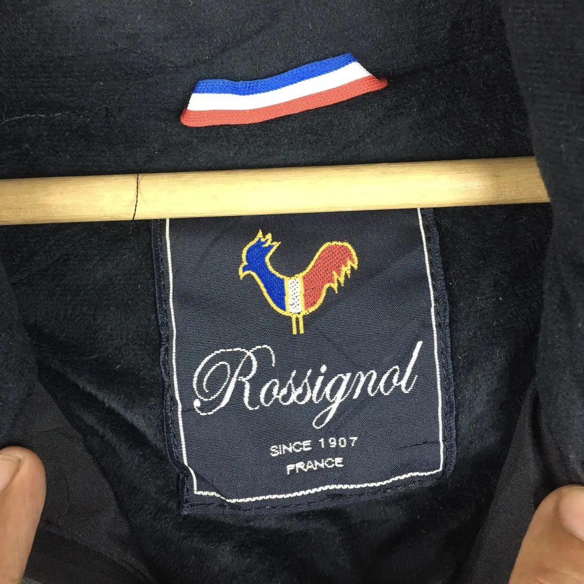 Vintage Vtg ROSSIGNOL FRANCE Jacket Parka Trench Sweater Size US L / EU 52-54 / 3 - 5 Thumbnail