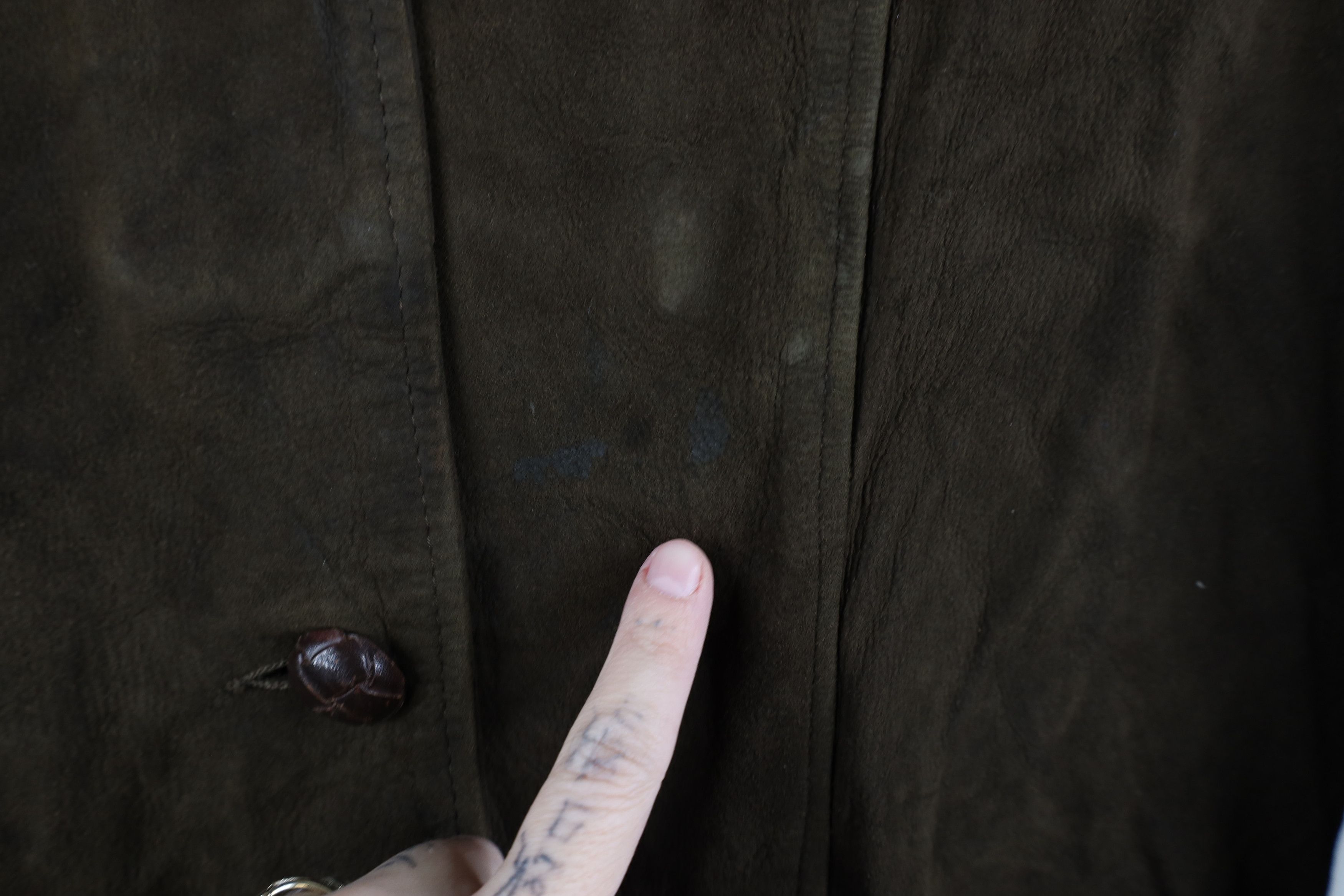 Vintage Vintage 60s 70s Streetwear Suede Leather Jacket Brown Size M / US 6-8 / IT 42-44 - 5 Thumbnail
