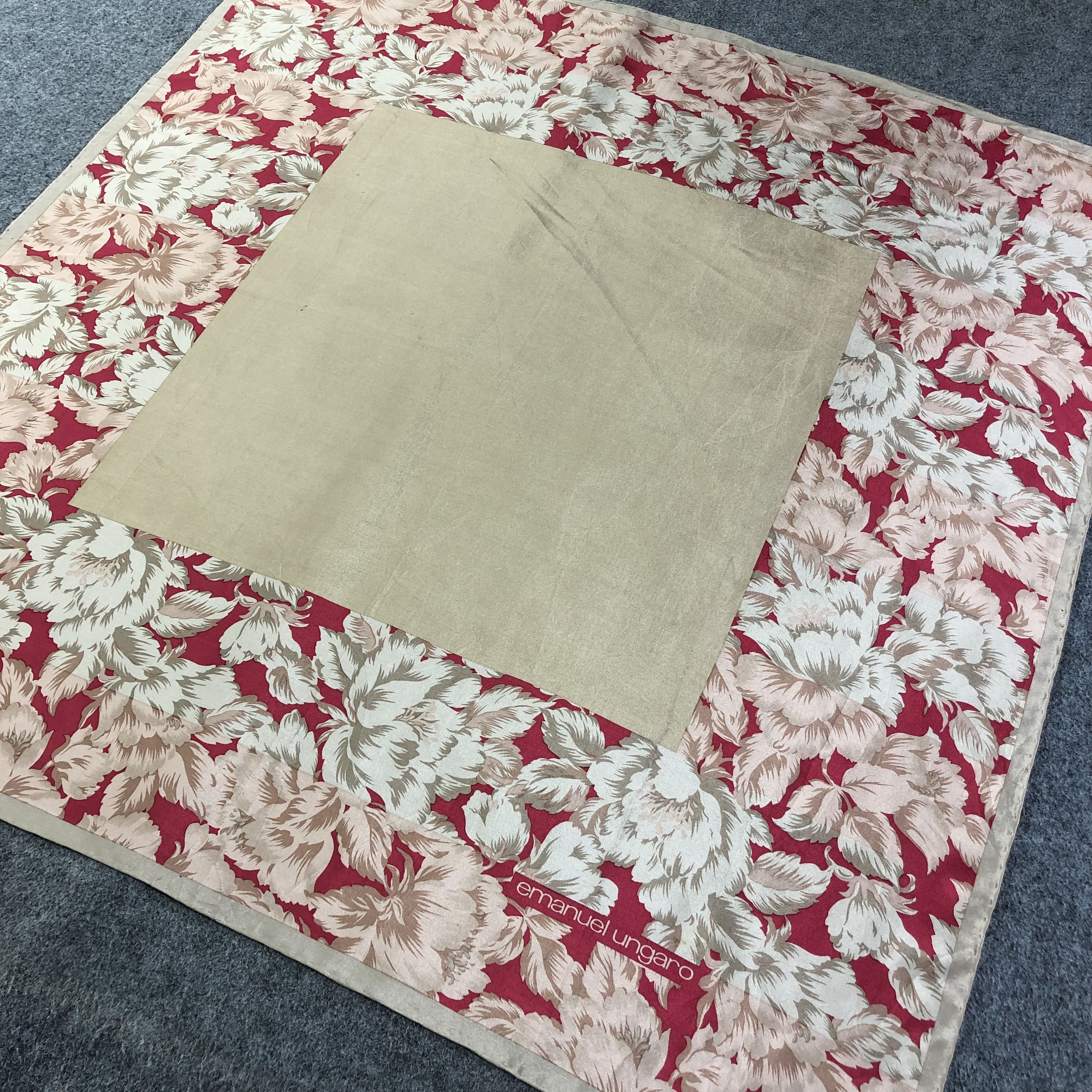 Emanuel Ungaro Vintage Emanuel Ungaro Silk Scarf M788 Size ONE SIZE - 2 Thumbnail