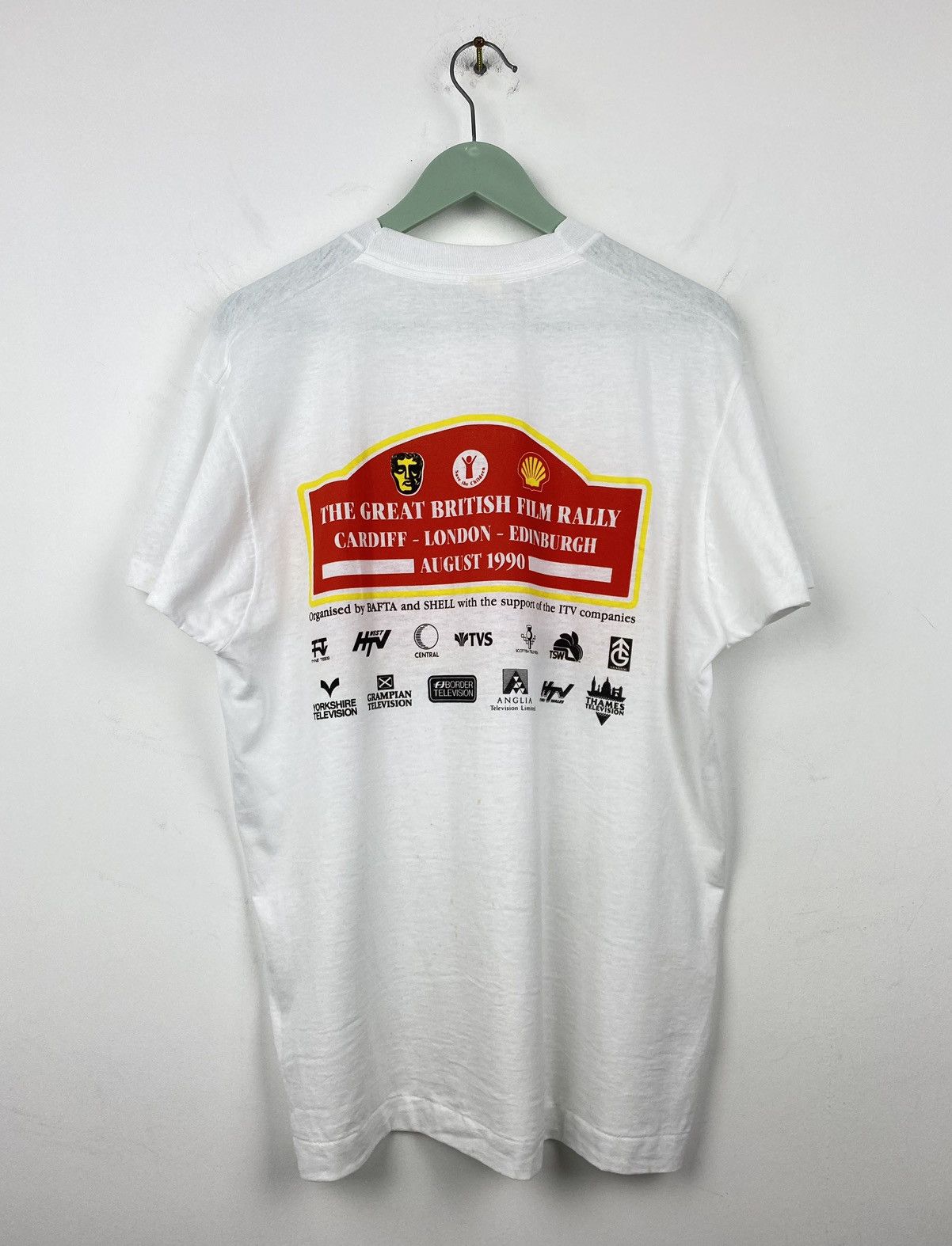 Vintage Vintage The Great British Film Rally 1990 T Shirt Tee F1 Size US L / EU 52-54 / 3 - 8 Thumbnail