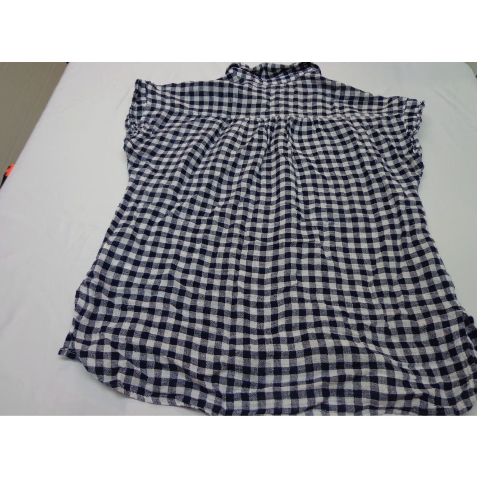 Old Navy Old Navy Women's Small Shirt Check Button Down Collared Sleeveless Size S / US 4 / IT 40 - 6 Thumbnail