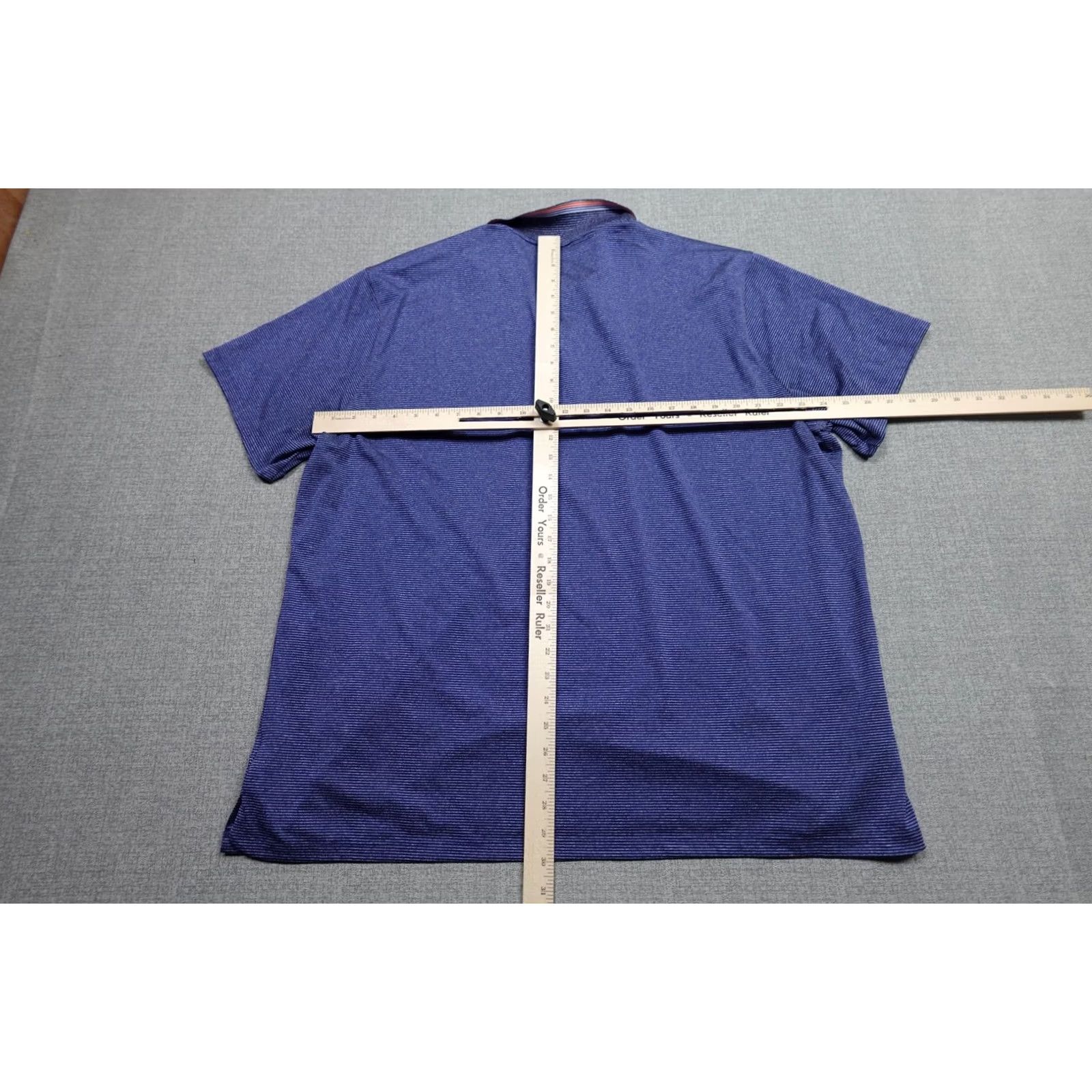 Nike Nike Dri-FIT Polo Mens 2XL Blue Stripe Performance Lightweight Stretch Golf Shirt Size US XXL / EU 58 / 5 - 5 Thumbnail