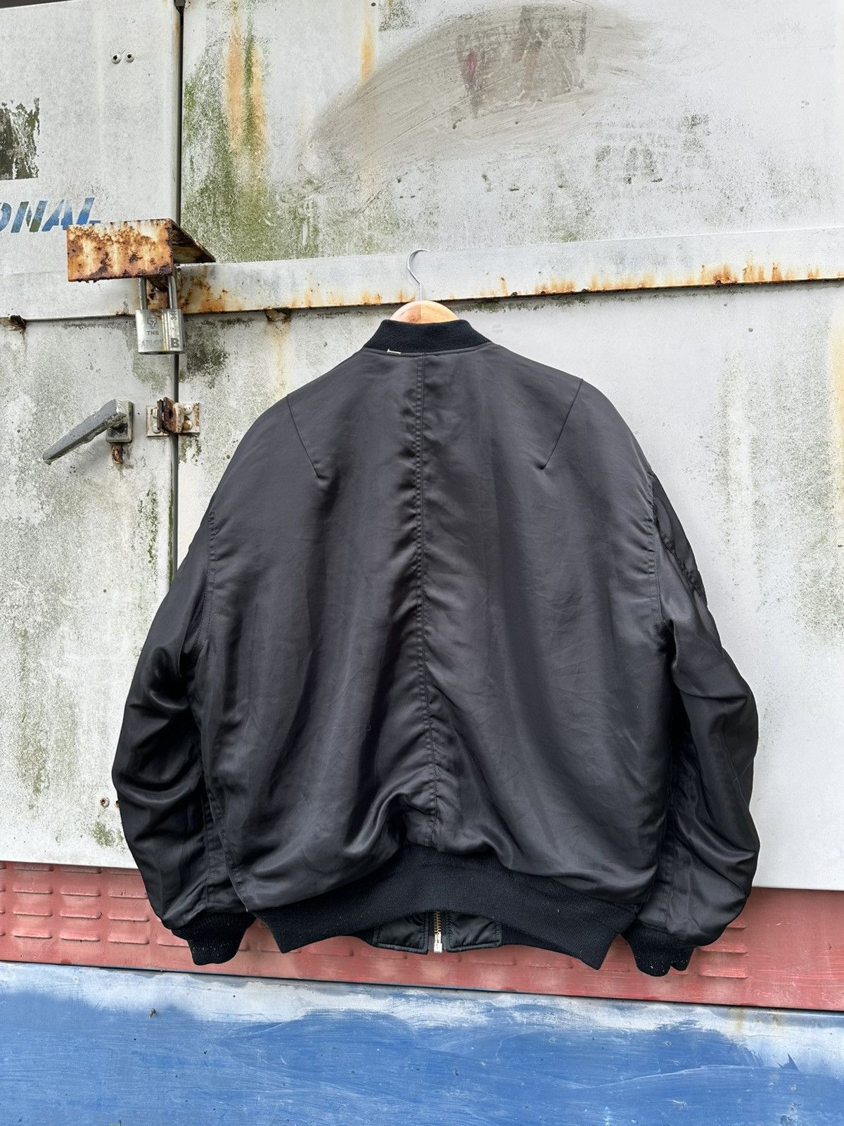 Vintage 👹Vintage Bat-Su Reversible Bomber Jacket Size US L / EU 52-54 / 3 - 4 Thumbnail