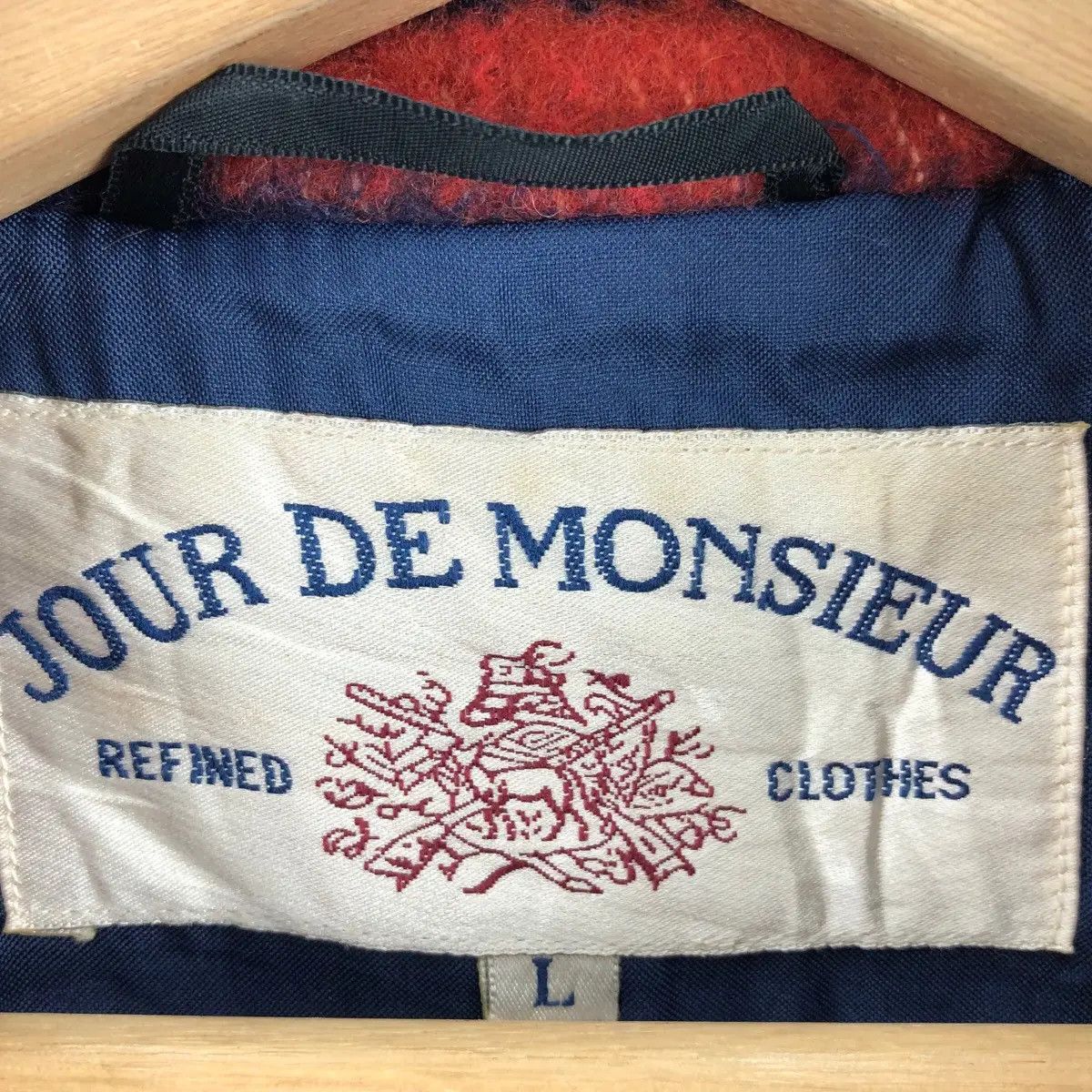 Vintage Vtg JOUR DE MONSIEUR Paris Navajo Aztec Sherpa Fleece Jacket Size US L / EU 52-54 / 3 - 6 Thumbnail