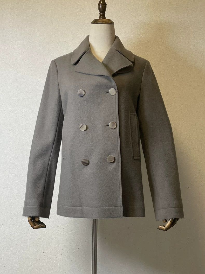Helmut Lang HELMUT LANG Wool double-breasted short jacket Size S / US 4 / IT 40 - 3 Thumbnail