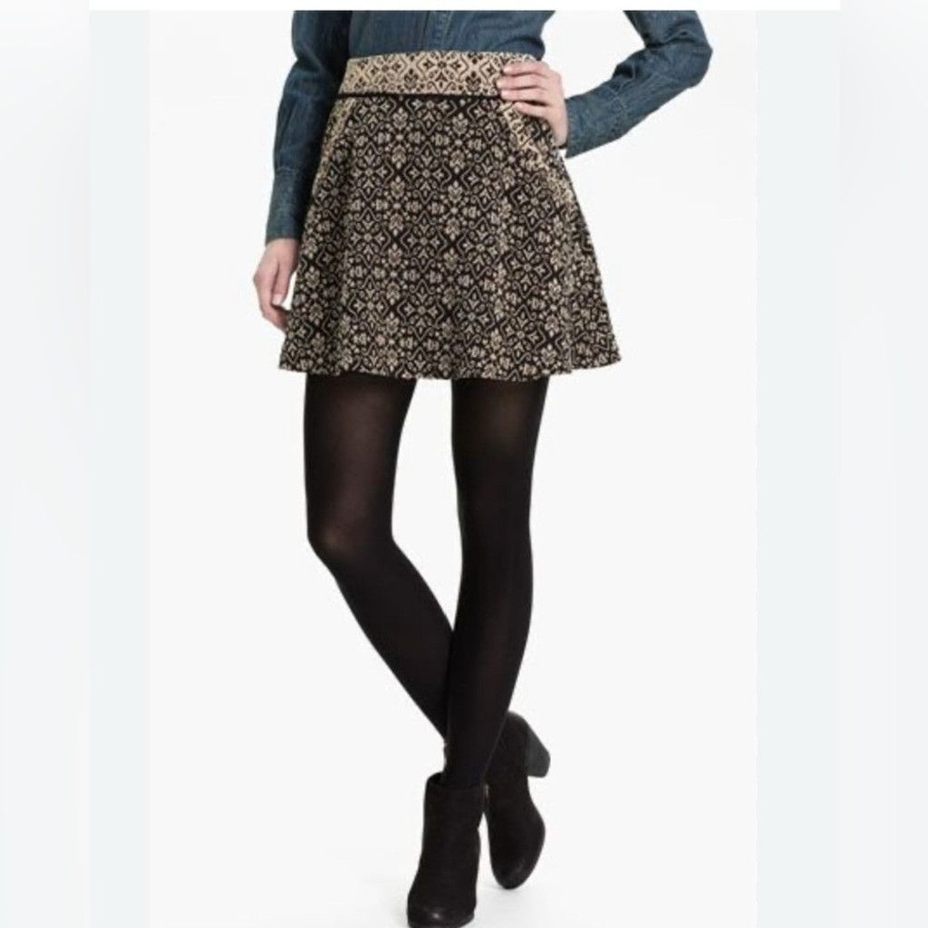 Free People Free people Brocade Tapestry Textured Patterned Skirt size 6 Size 28" / US 6 / IT 42 - 1 Thumbnail