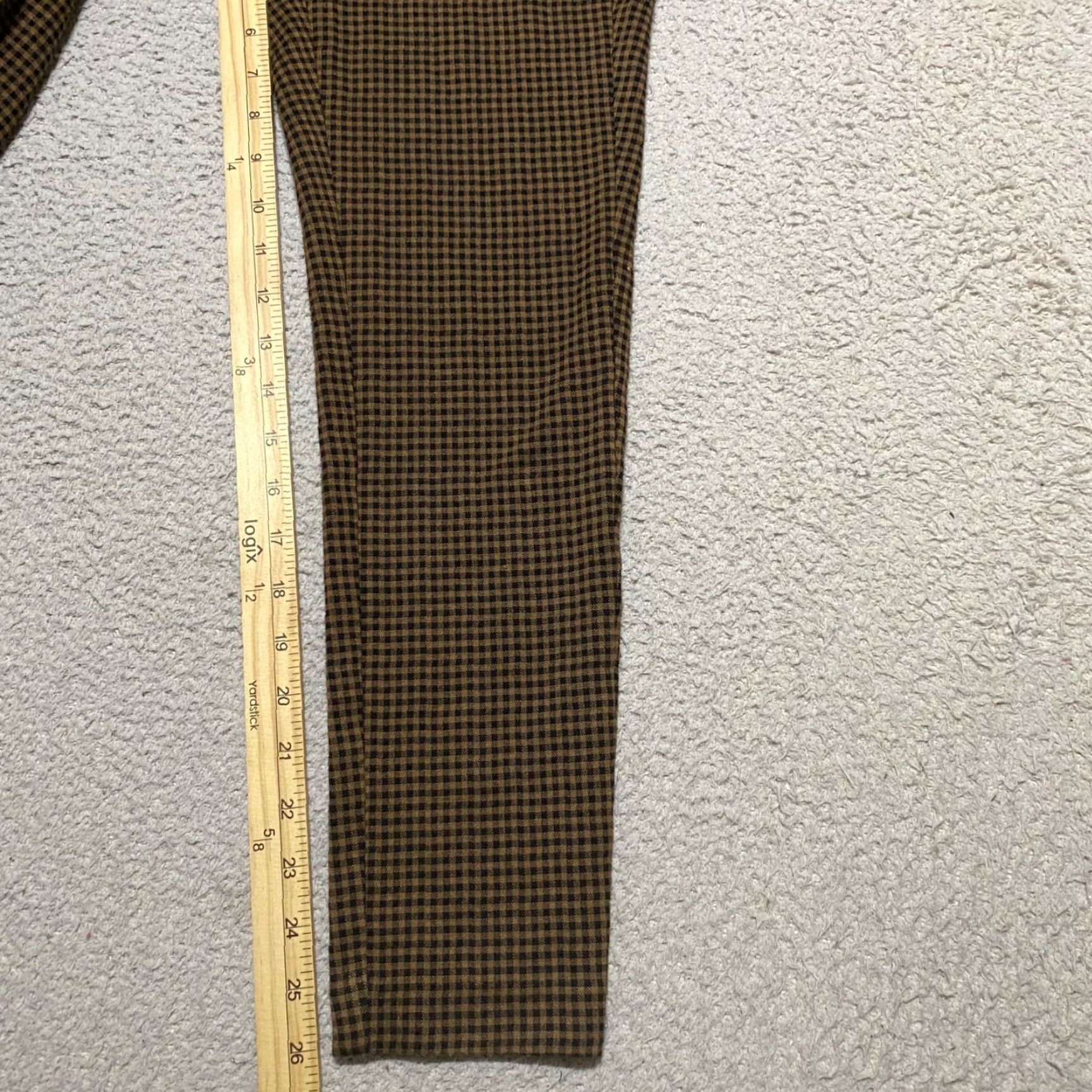 J. Jill **J. Jill Medium Brown Plaid Ankle Leggings** User: J. Jill Medium Brown Plaid Ankle Leggings Size 32" / US 10 / IT 46 - 5 Thumbnail