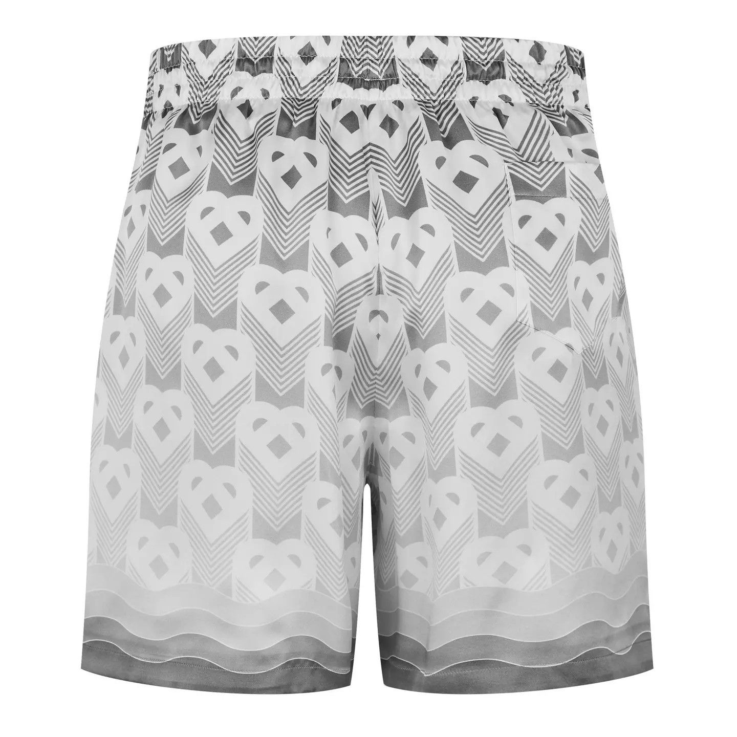 Casablanca o1g2r1mq0426 Monogram Silk Shorts in Multicolor Size US 32 / EU 48 - 6 Thumbnail