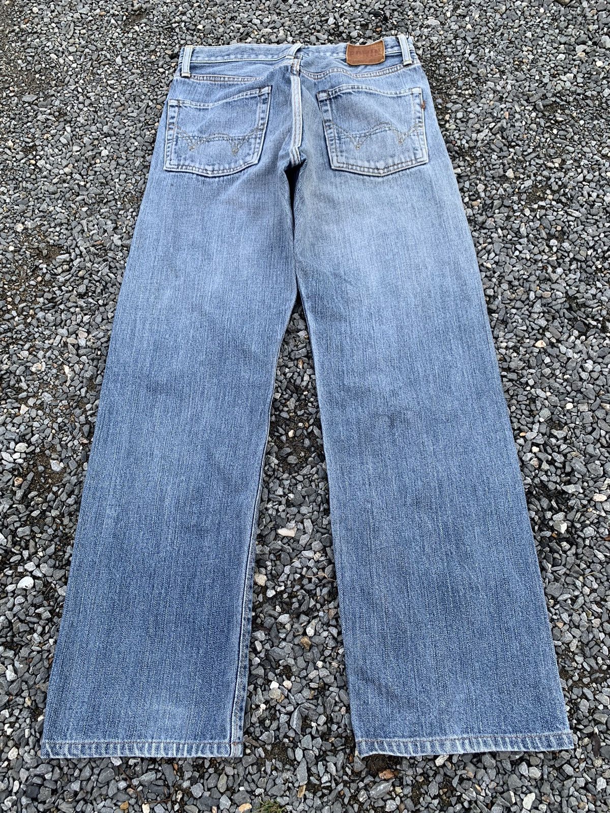 Edwin VINTAGE EDWIN 505ZX SELVEDGE FADED JAPANESE DISTRESSED DENIM Size US 30 / EU 46 - 4 Thumbnail