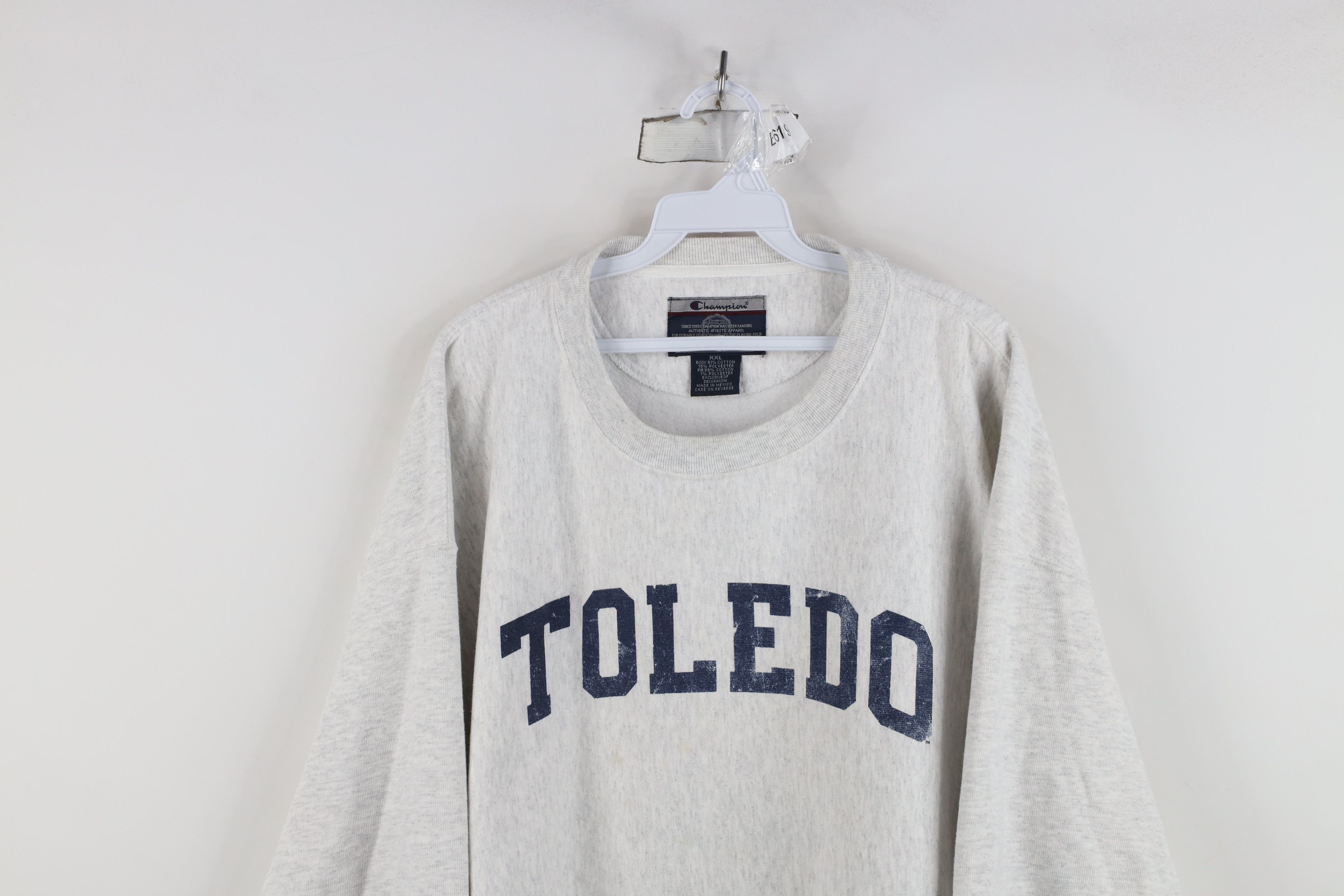 Champion Vintage 90s Champion Reverse University of Toledo Sweatshirt Size US XXL / EU 58 / 5 - 2 Thumbnail